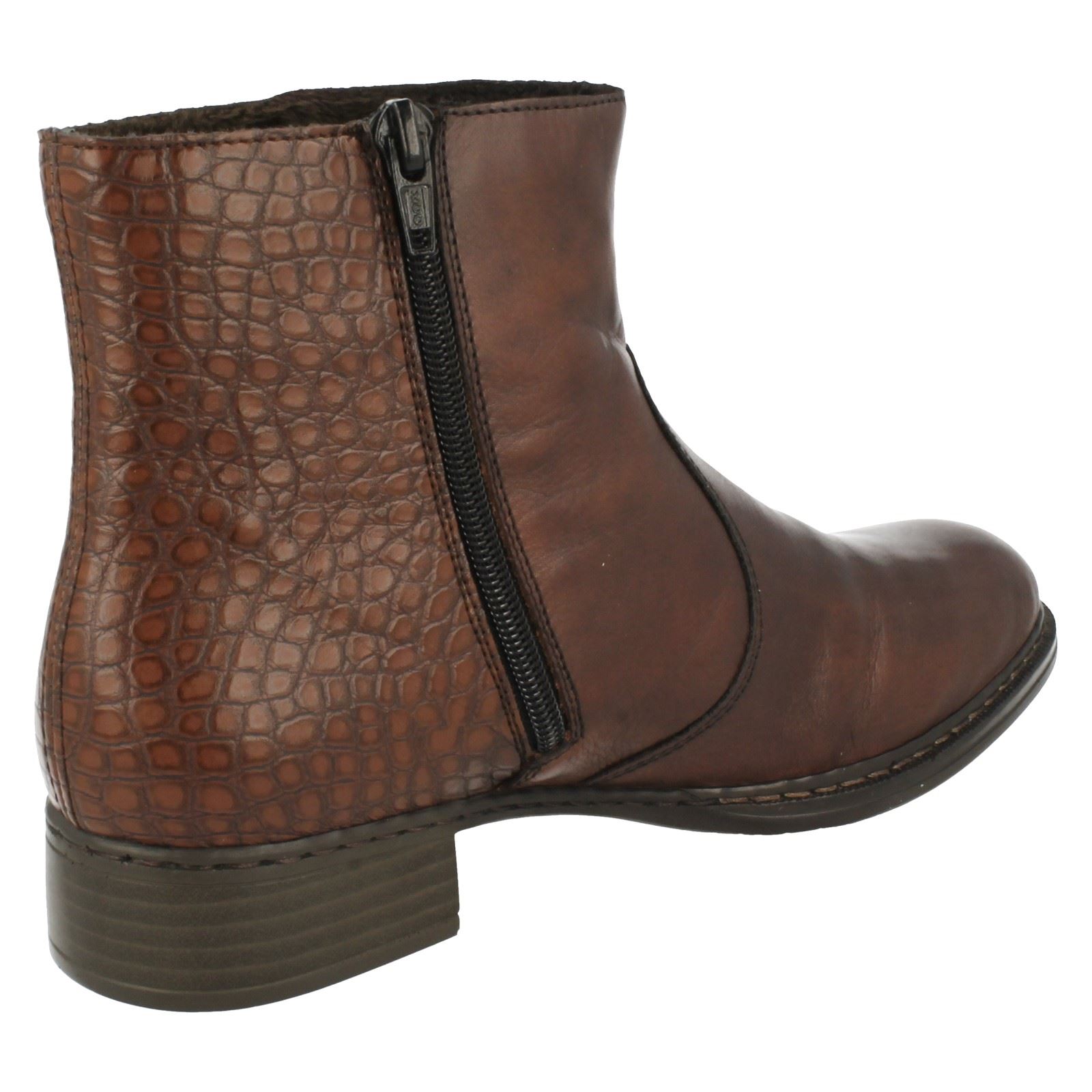 Ladies Rieker Warm Lined Ankle Boots '73490' eBay