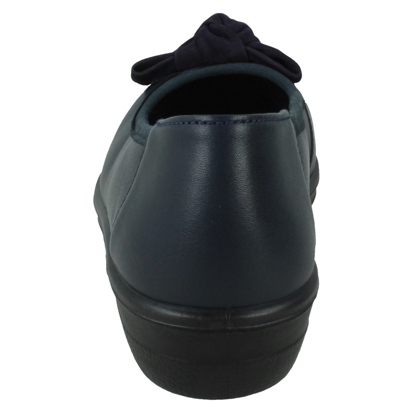 Ladies Padders Slip On Wedge Shoes Orient - Picture 23 of 28