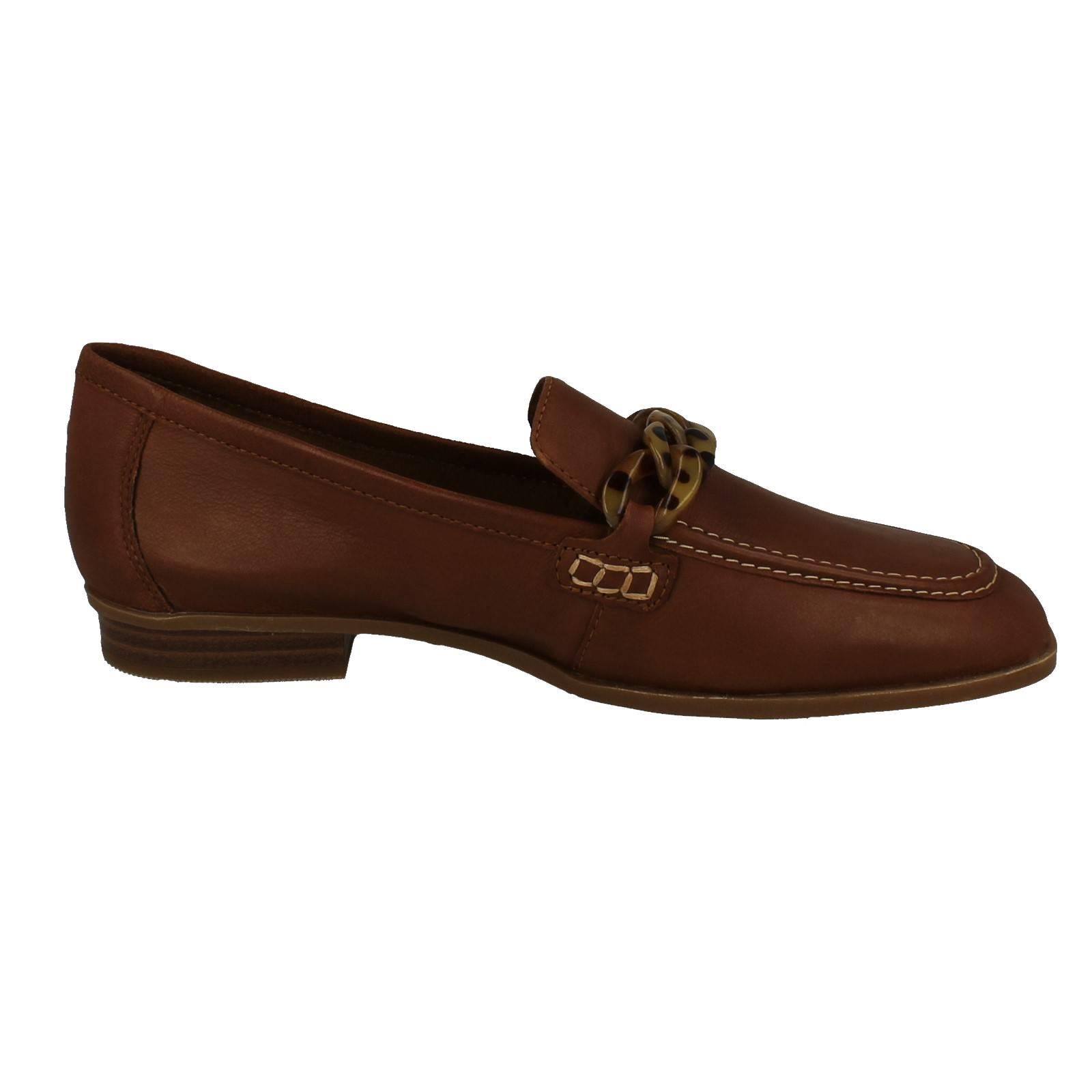 Mujer Clarks Cuero Suave Punta Cuadrada Mocasines Estilo Smart Zapatos: Sarafyna - Picture 52 of 55