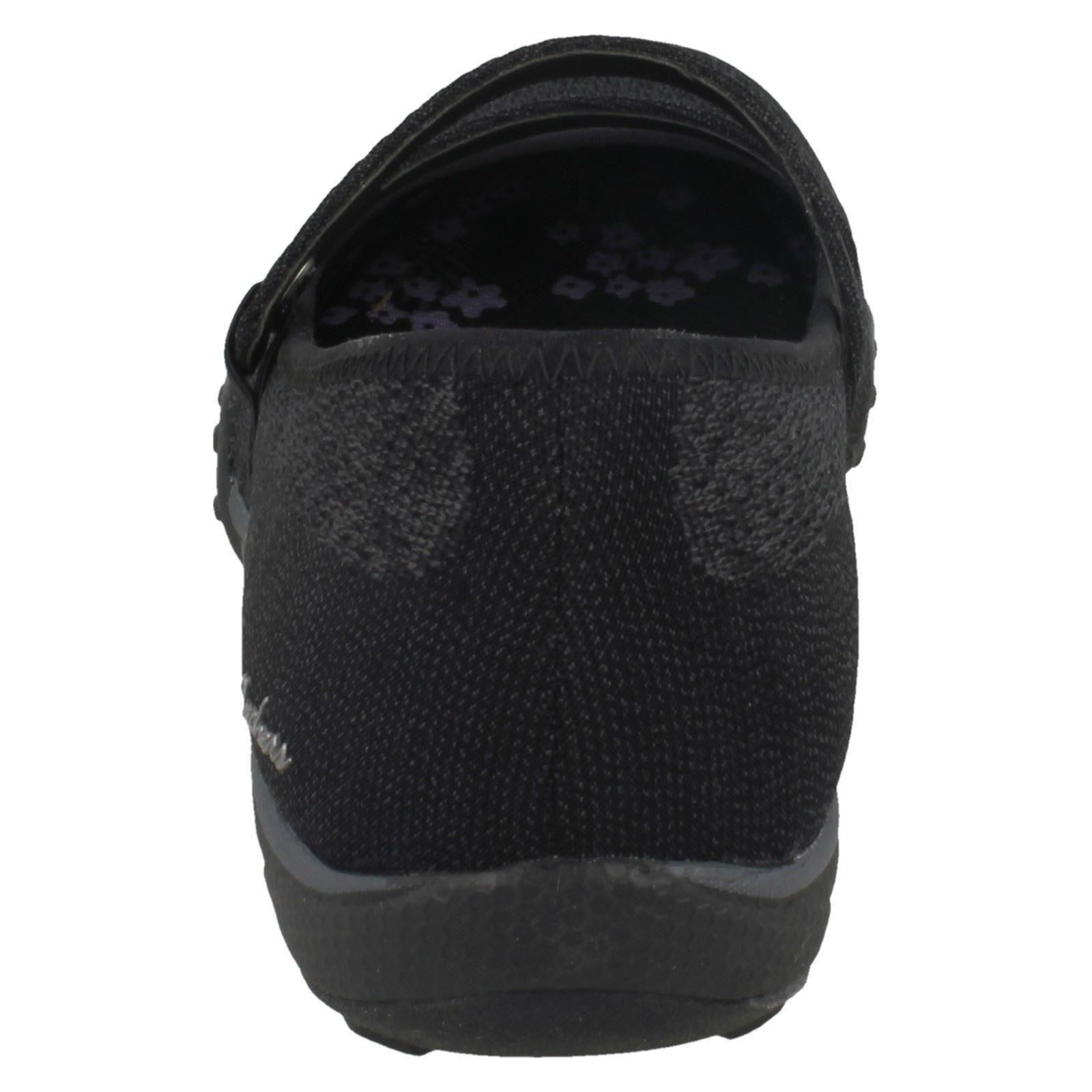 Lucky Ladies Easy Strap respira Nero Cross Skechers Flats Casual rUWr0nq