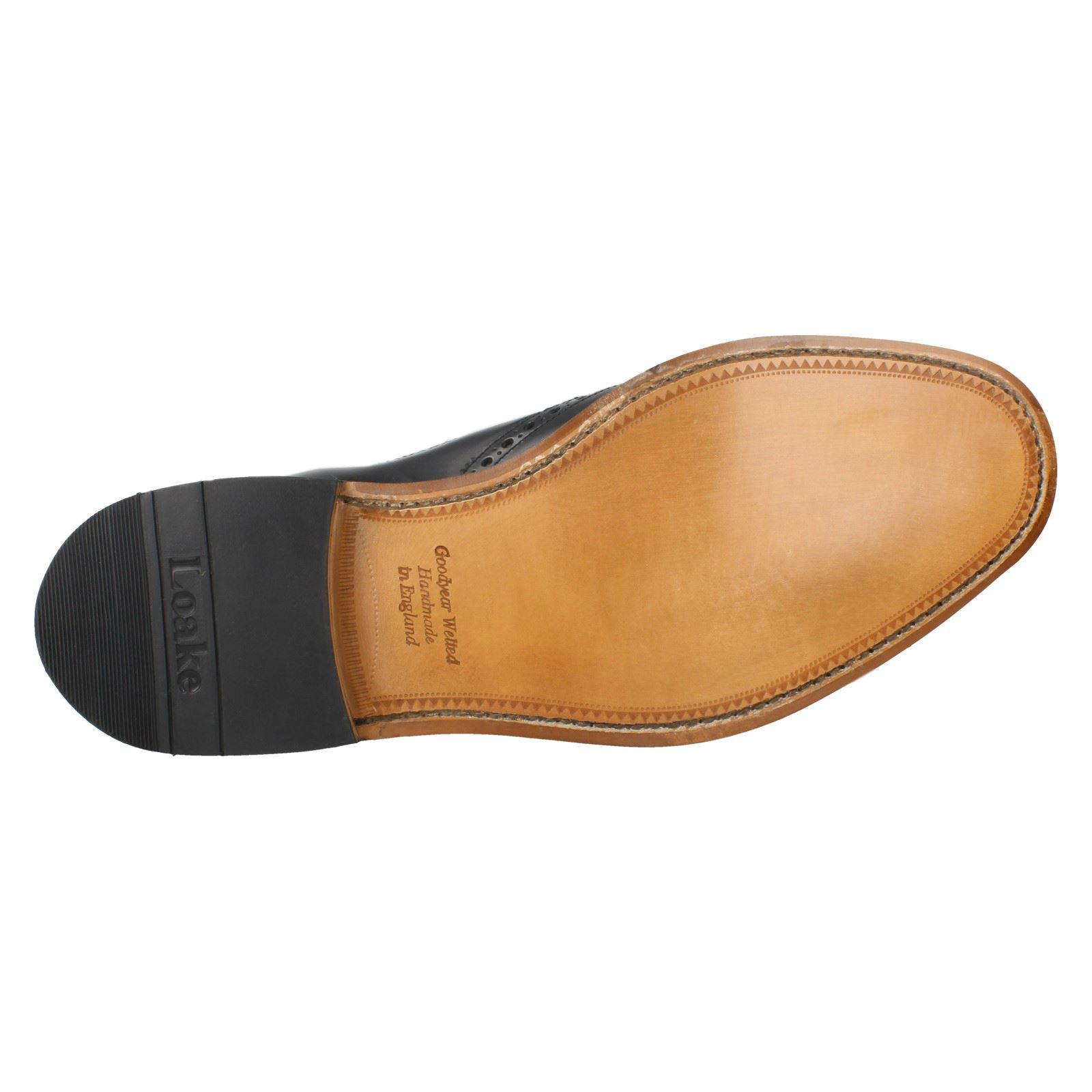 Mens Loake Lace Up Formal Shoes Braemar - Picture 10 of 10