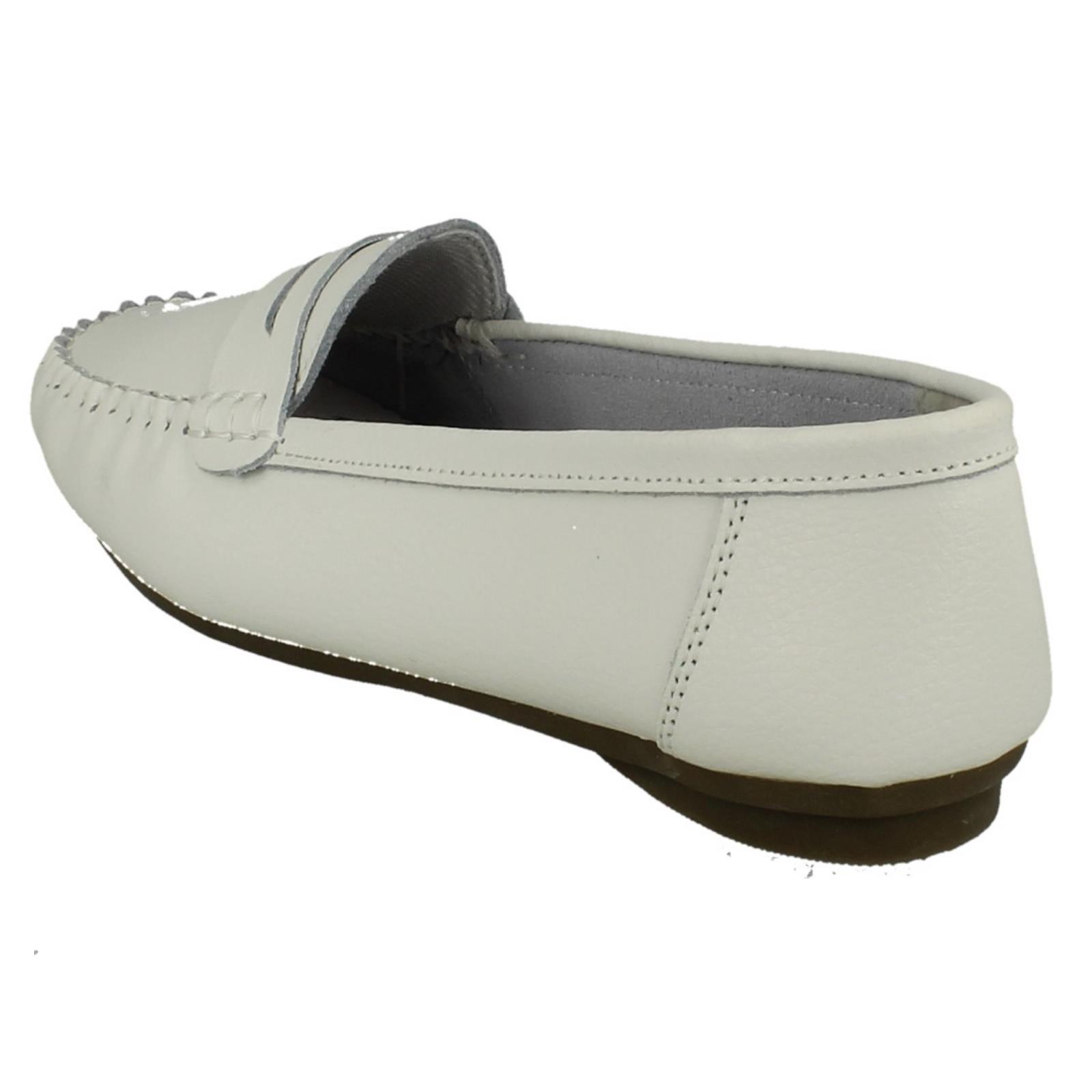 Ladies Down To Earth Leather Shoes F8R0445 - Picture 58 of 64