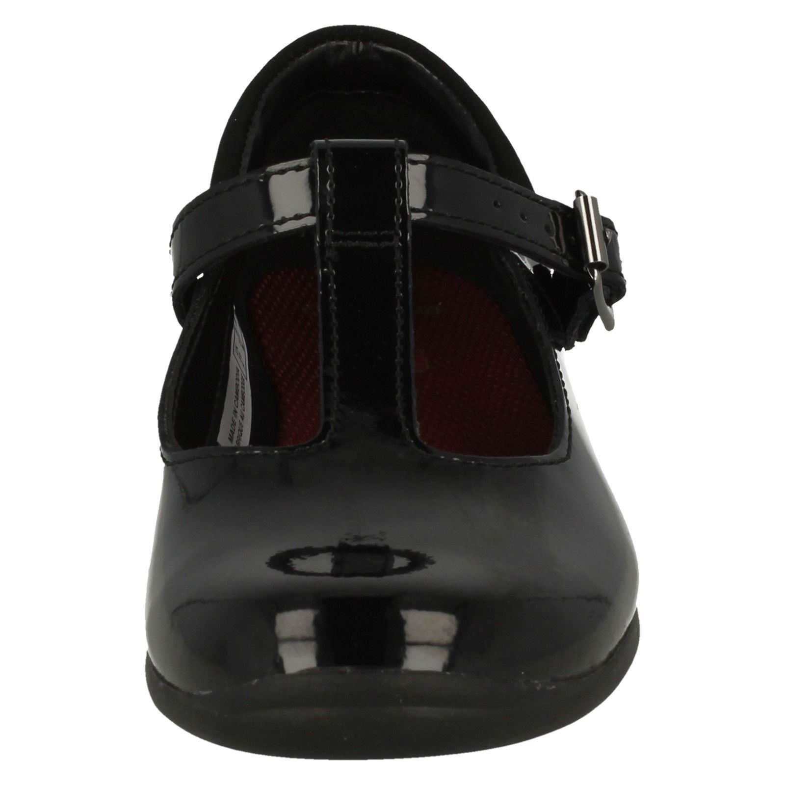 Girls Clarks T-Bar School Shoes Jamie Sky - Picture 19 of 19