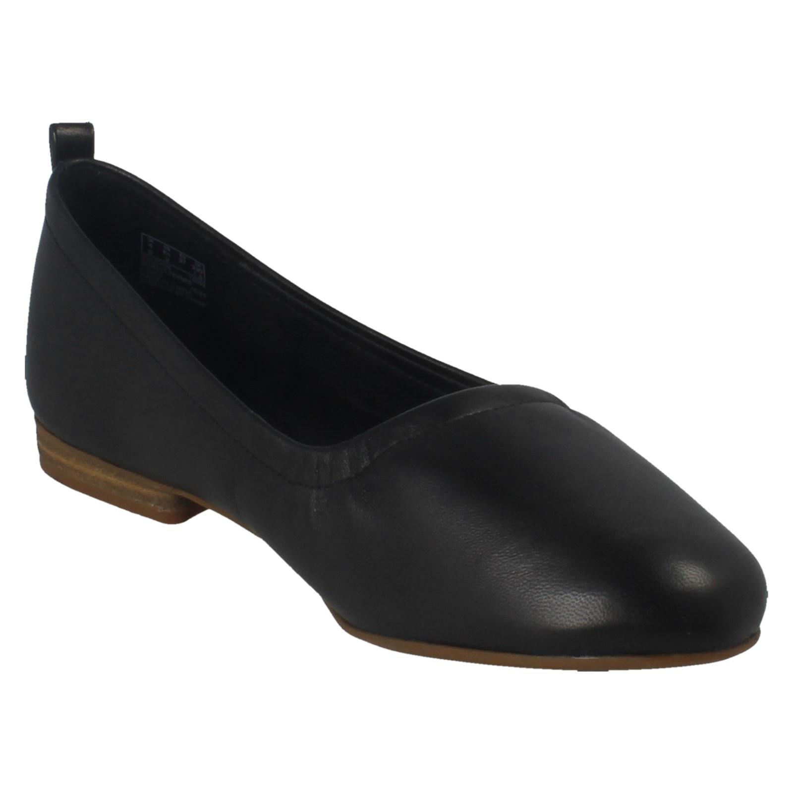 Bailarina sin cordones de cuero Laides Clarks zapatos planos inteligentes Fawna suaves *Fawna suaves* - Imagen 17 de 19
