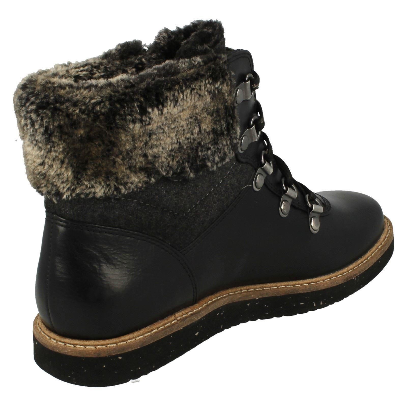 Top de las Señoras Piel Clarks Clarks Clarks Puntera rojoondeada con Cordones Cuero Tobillo botas Glick Clarmont a5c6c3 Top de las Señoras Piel Clarks Clarks Clarks Puntera rojoondeada con Cordones Cuero Tobillo botas Glick Clarmont a5c6c3