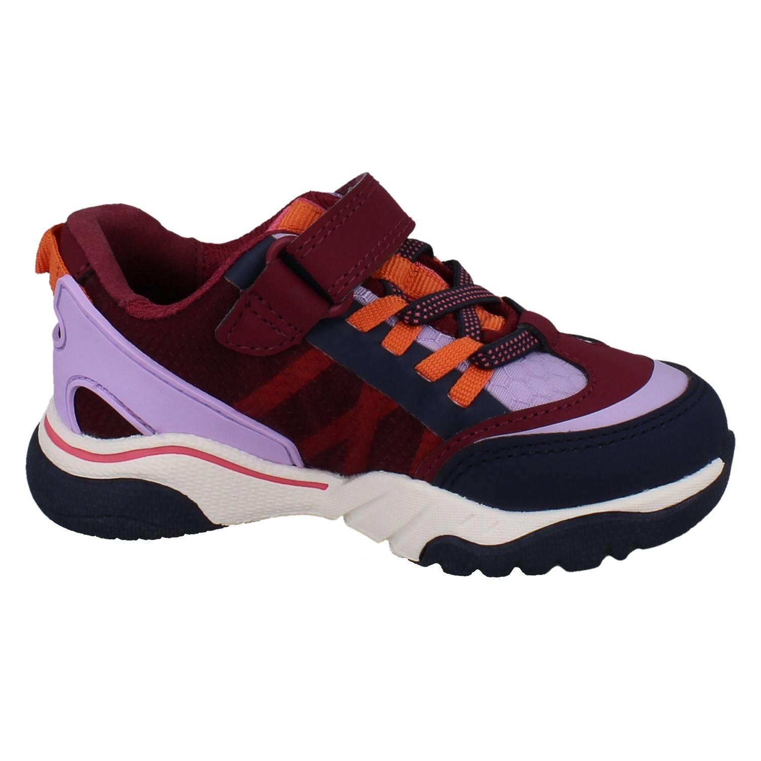 Kids Clarks Vegan Colour-Pop Machine Washable Sports Trainers *Feather Track* - Picture 16 of 37