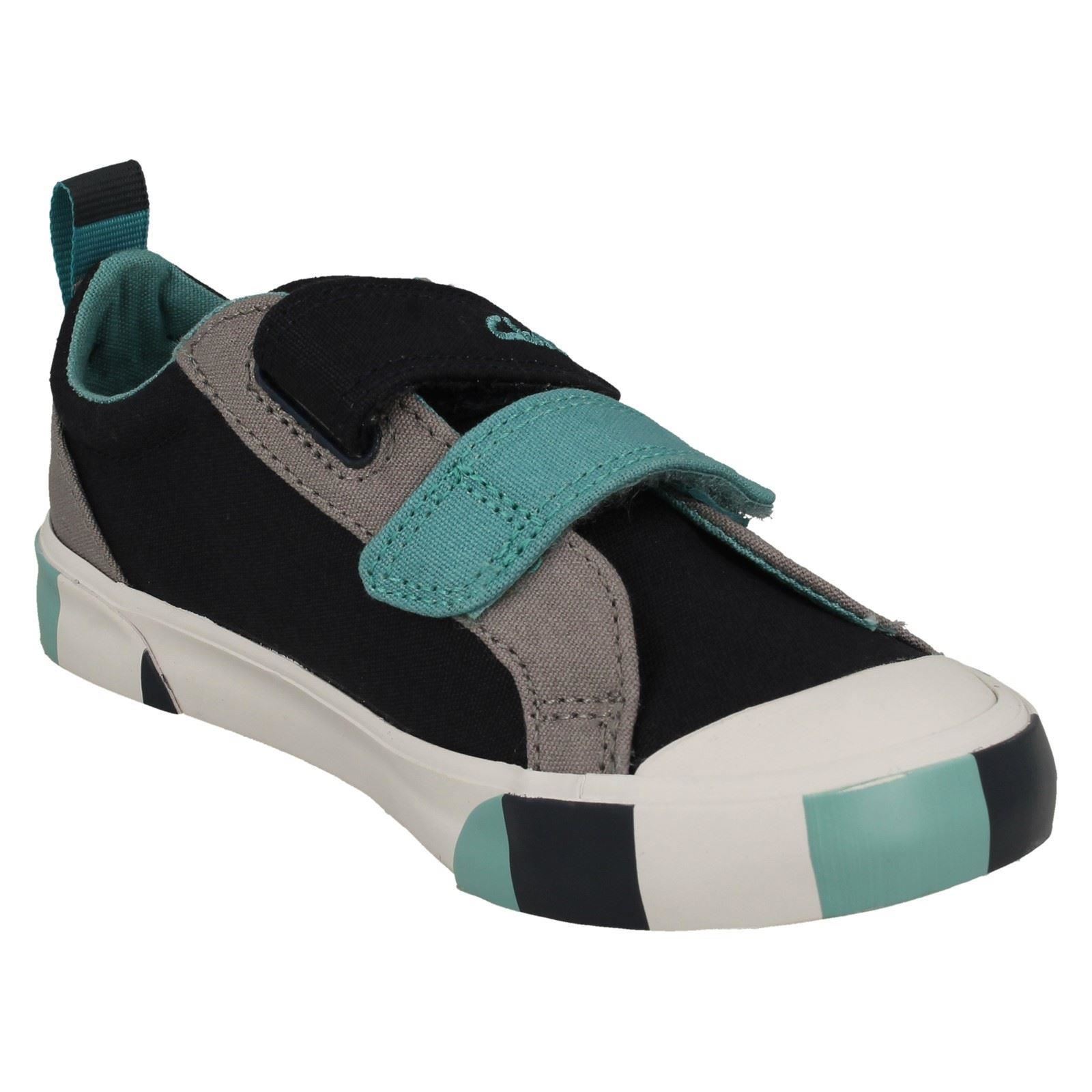 Kinder Clarks Muster detaillierte Canvas Schuhe *Foxing Lo* - Bild 32 von 37
