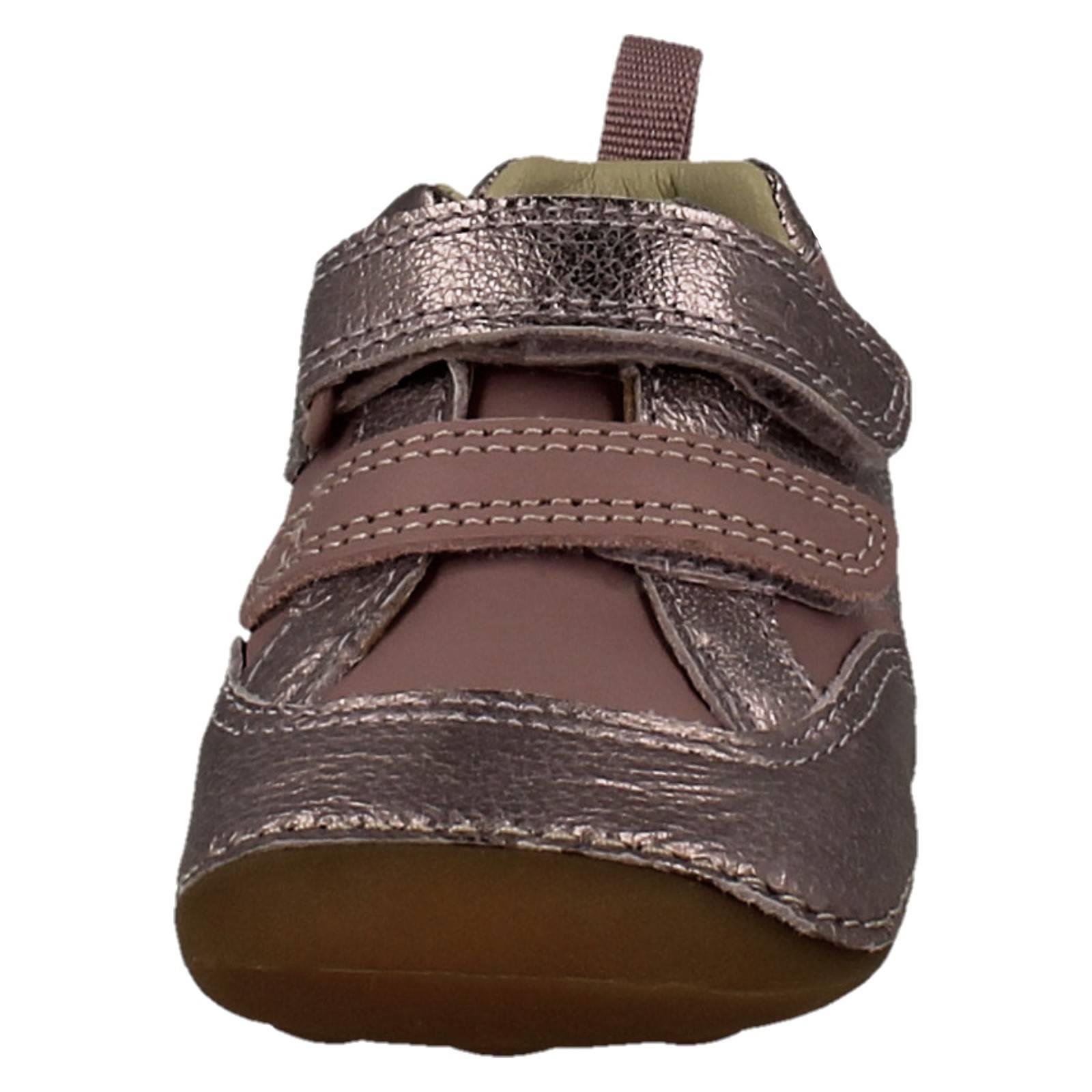 Childrens Clarks Casual Hook And Loop Strap Shoes 'Tiny Sky T' - Picture 36 of 45
