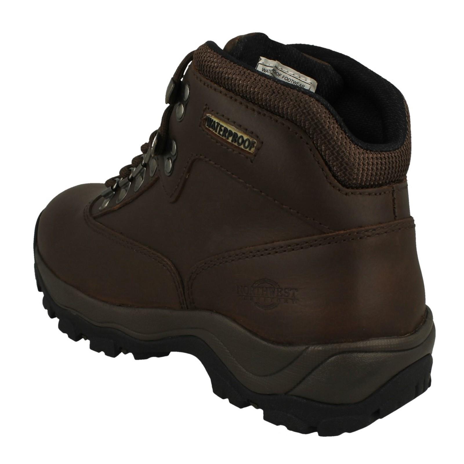 Ladies Northwest Territory Leather Hiking Walking Waterproof Ankle Boots 'Peak' - Picture 17 of 19