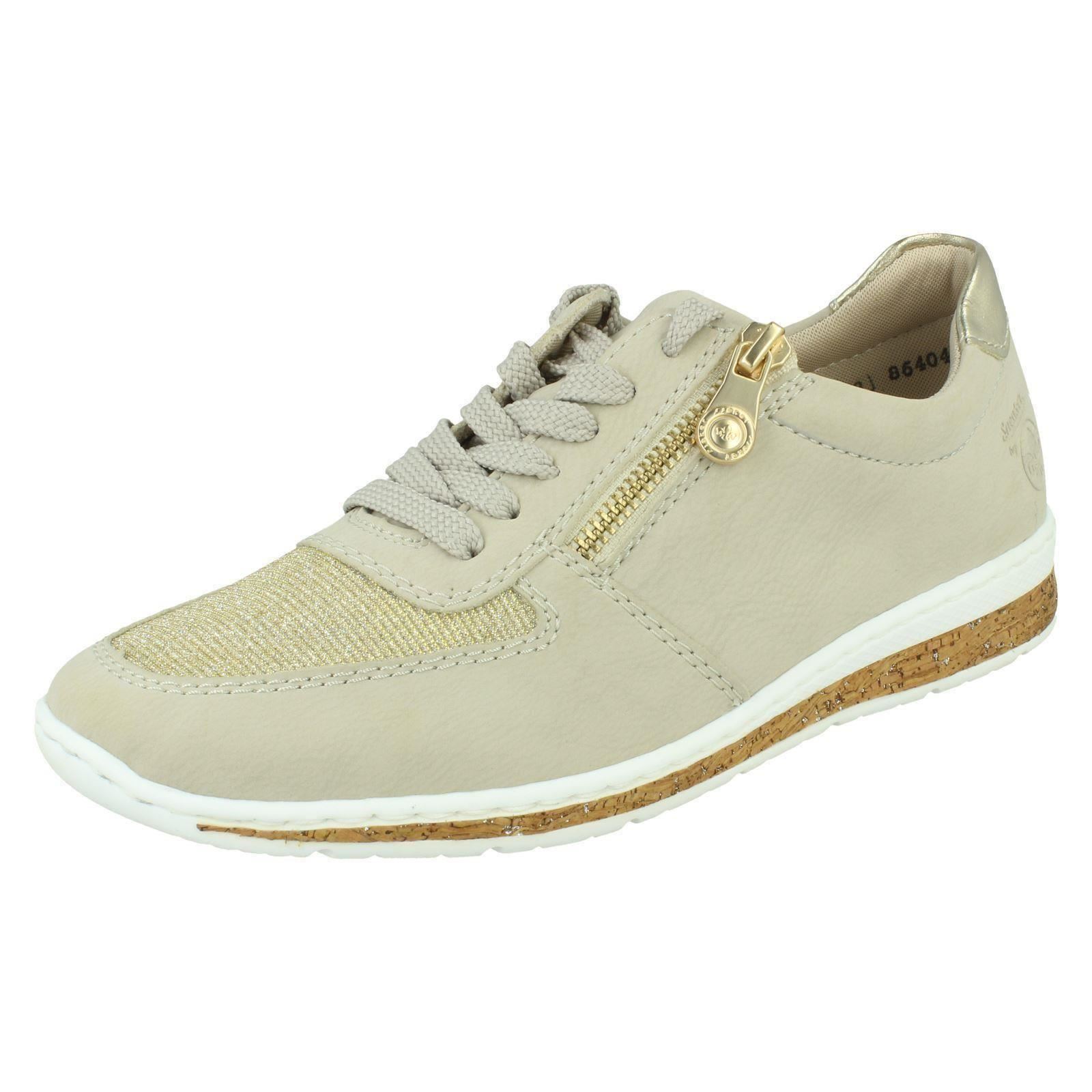 Ladies Rieker N5121 Casual Lace Up Trainers