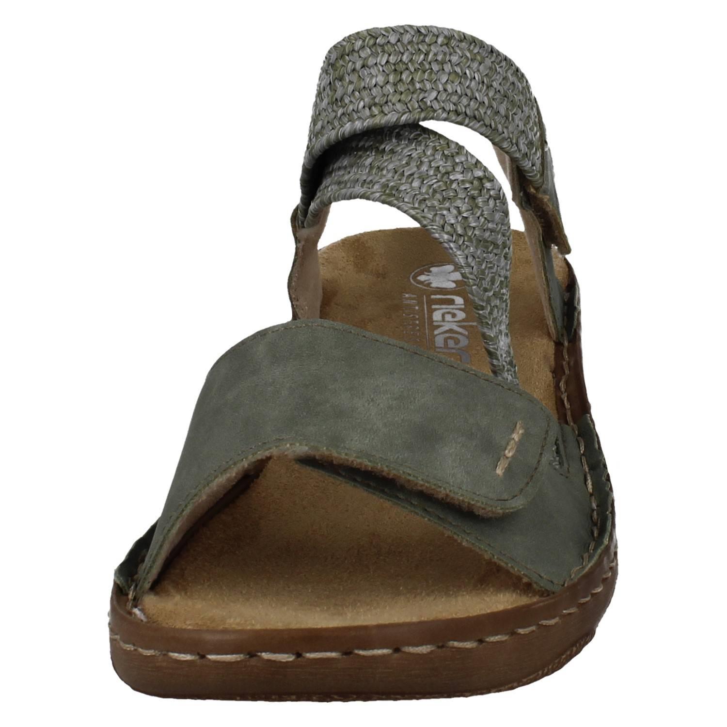 Ladies Rieker Antistress Strappy Elasticated Sandals; V2862 - Picture 9 of 10