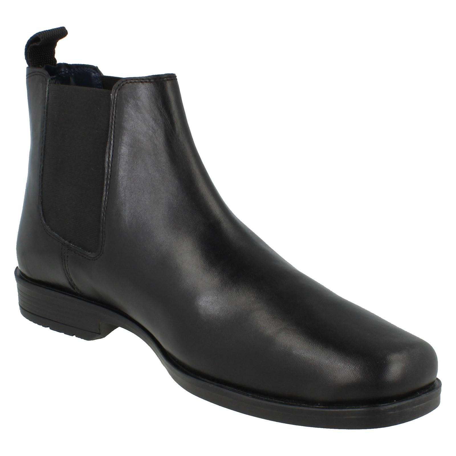 Bottes Chelsea En Cuir Élastiques Pour Hommes : Brennan - Picture 8 of 10