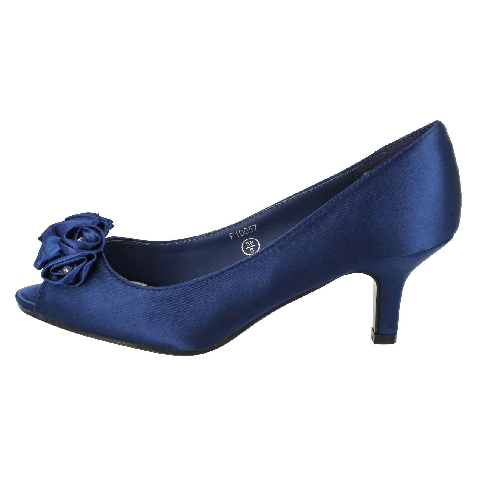 "Zapatos para dama Spot On Peep Toe con ""detalle floral"" - Imagen 30 de 55