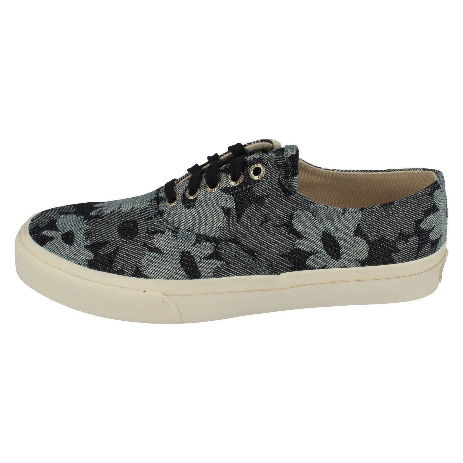 Mens Sperry Topsiders Canvas Lace Up Shoes 'Cloud CVO' - Picture 3 of 10