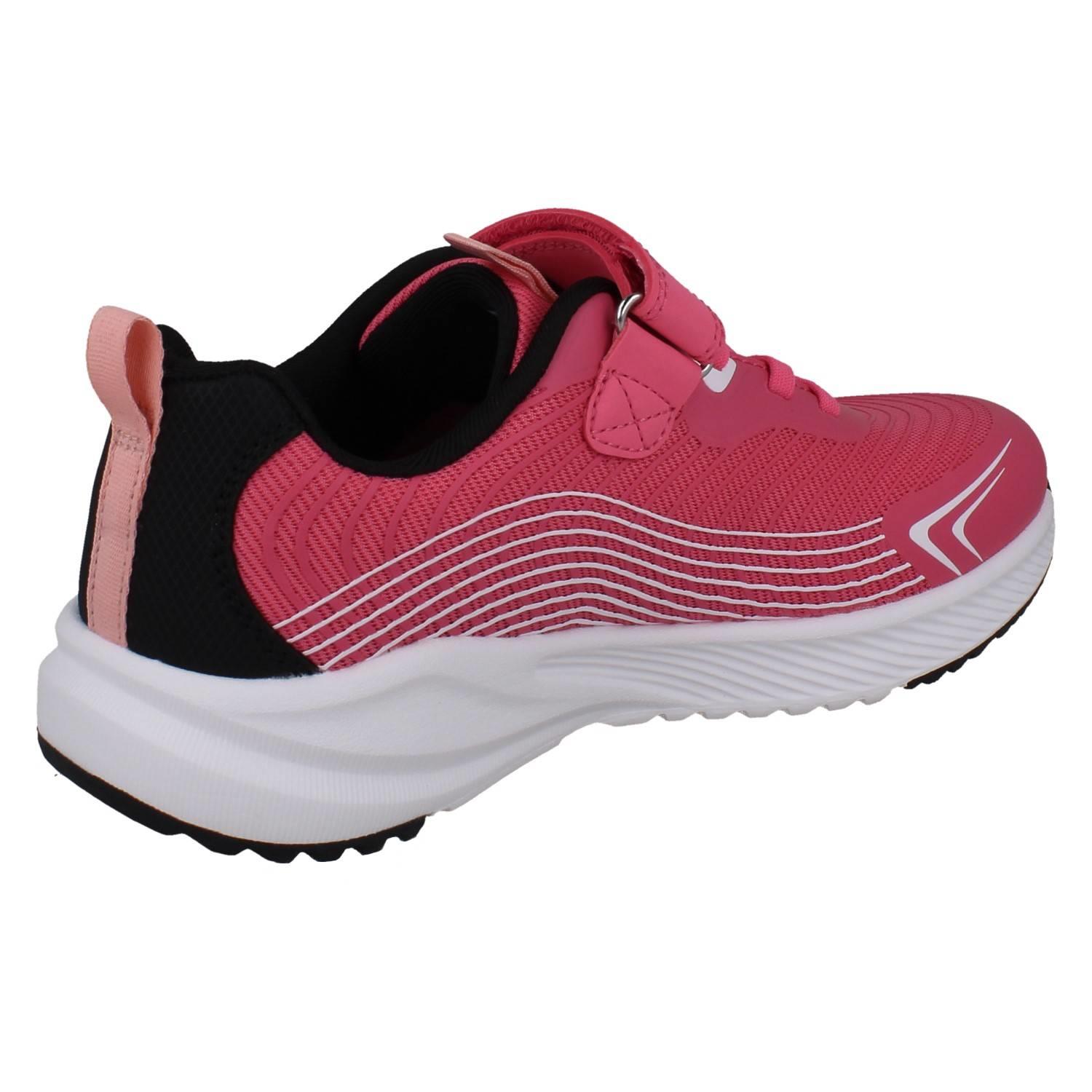 Kids Clarks Padded Textile Breathable Lightweight Sports Trainers *Deyes Dash* - Picture 33 of 64