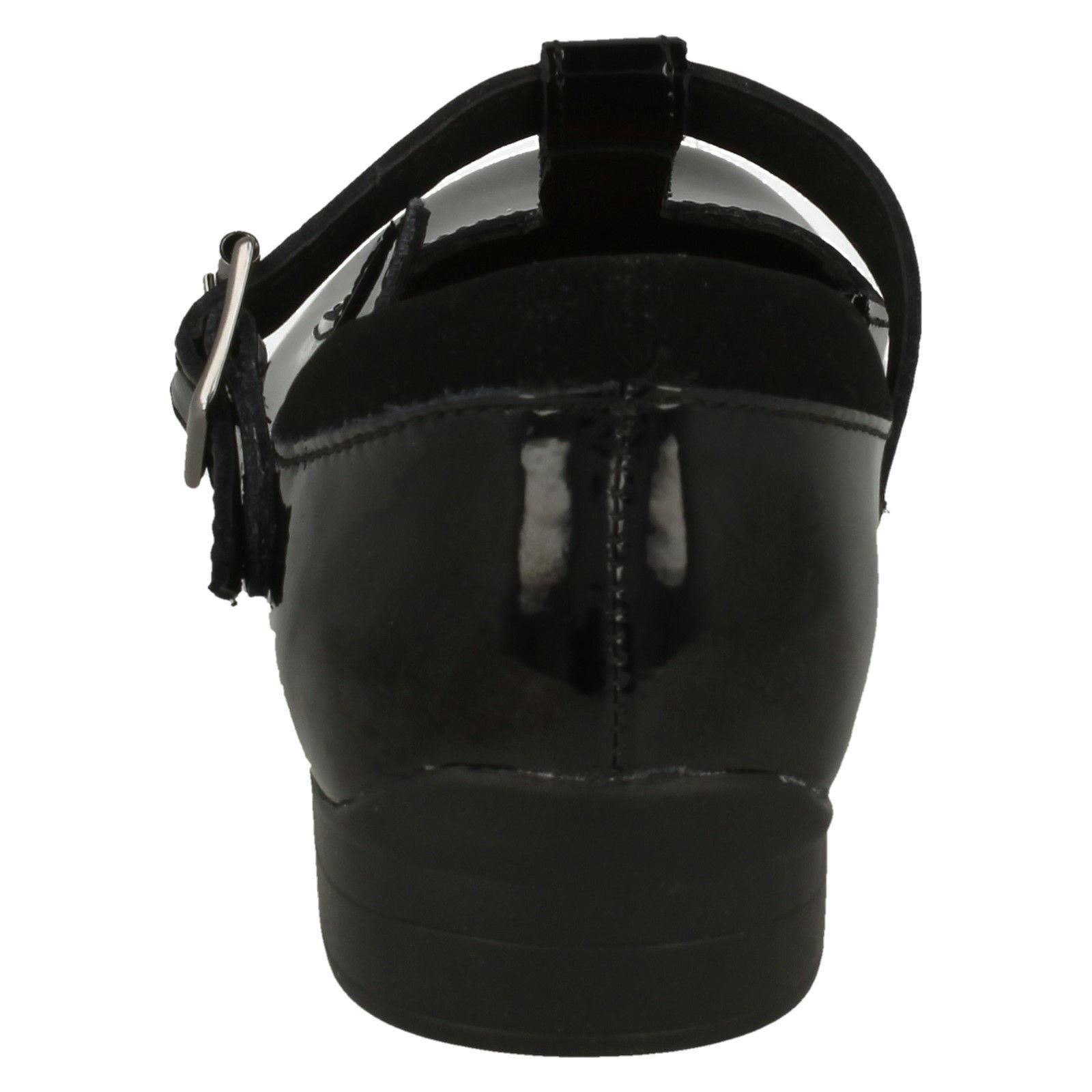 Girls Clarks T-Bar School Shoes Jamie Sky - Picture 14 of 19