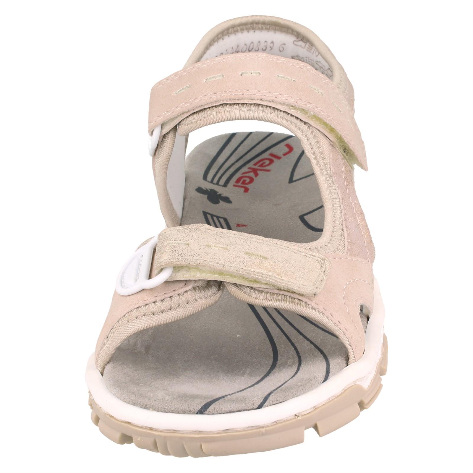 Sandalias de verano Rieker sintéticas antiestrés estilo deportivo para dama 68866 - Imagen 36 de 46