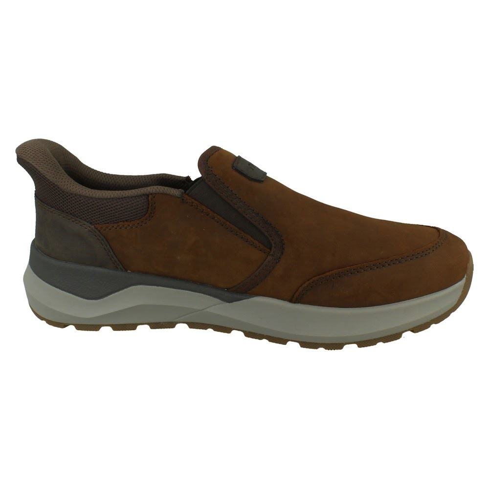 Mens Rieker-Tex Leather Ready To Go Slip On Heels Casual Loafer Shoes *06052* - Picture 7 of 10