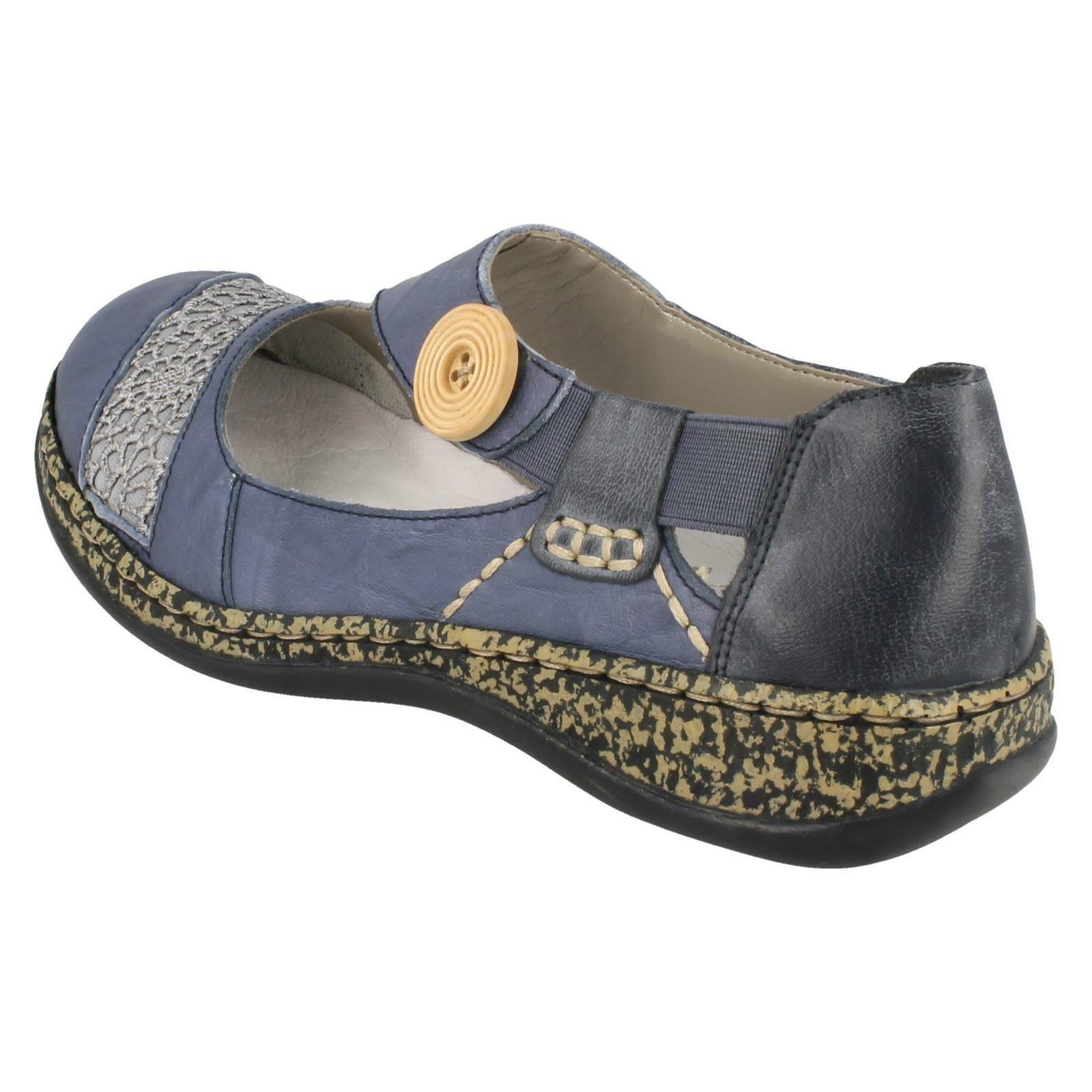 Ladies Rieker Rieker Rieker Casual Flat shoes 46324 31e4eb Ladies Rieker Rieker Rieker Casual Flat shoes 46324 31e4eb