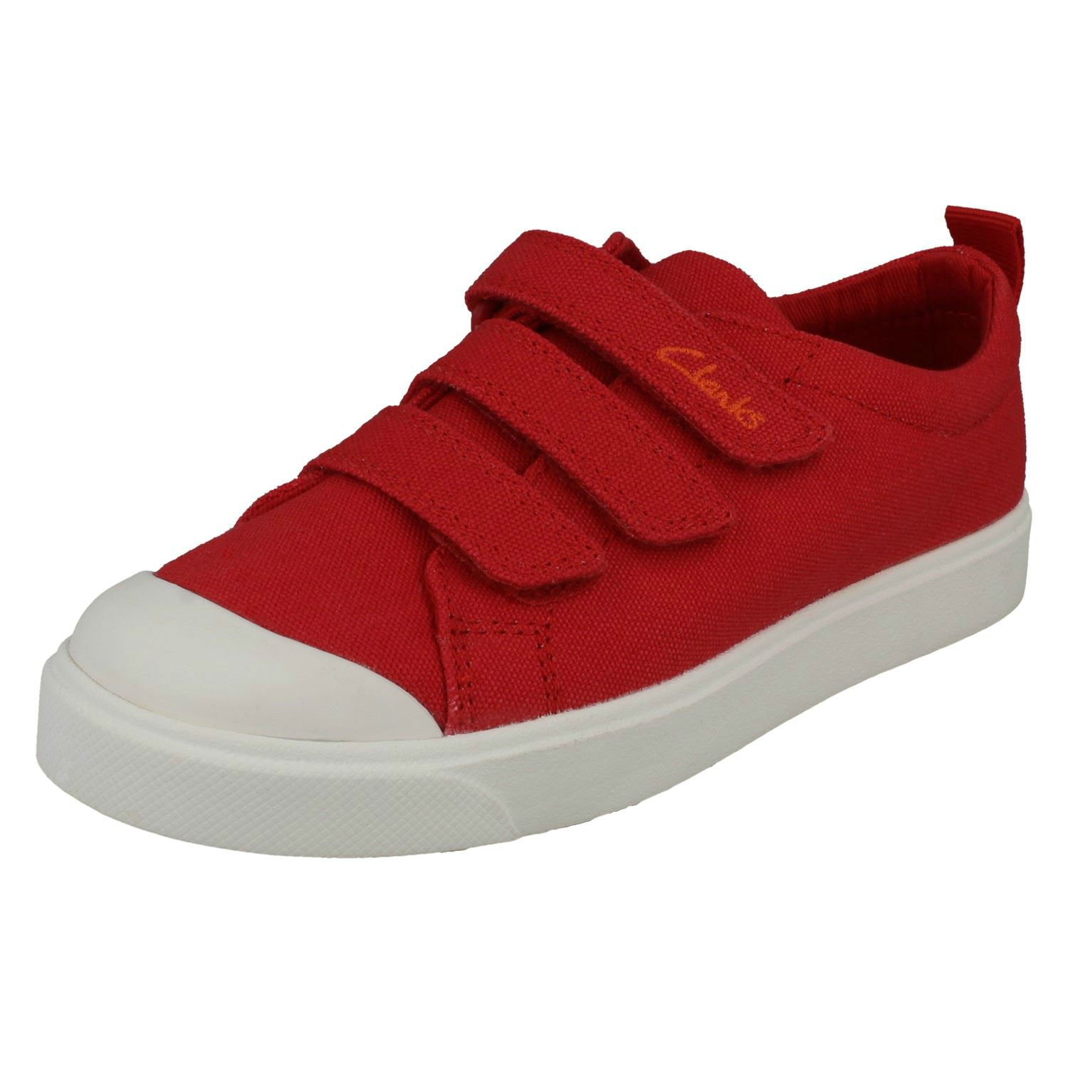 Scarpe Casual Boy Clarks City Vibe &ndash; In Tela, Lavabili In Lavatrice, Chiusura A Strappo