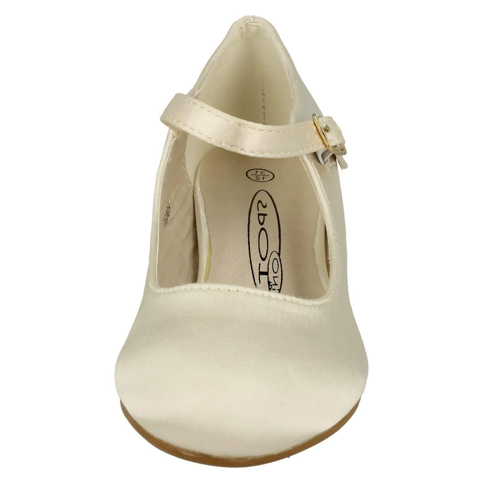 Girls Spot On Formal Mary Jane Style Party Shoes - Picture 9 of 28