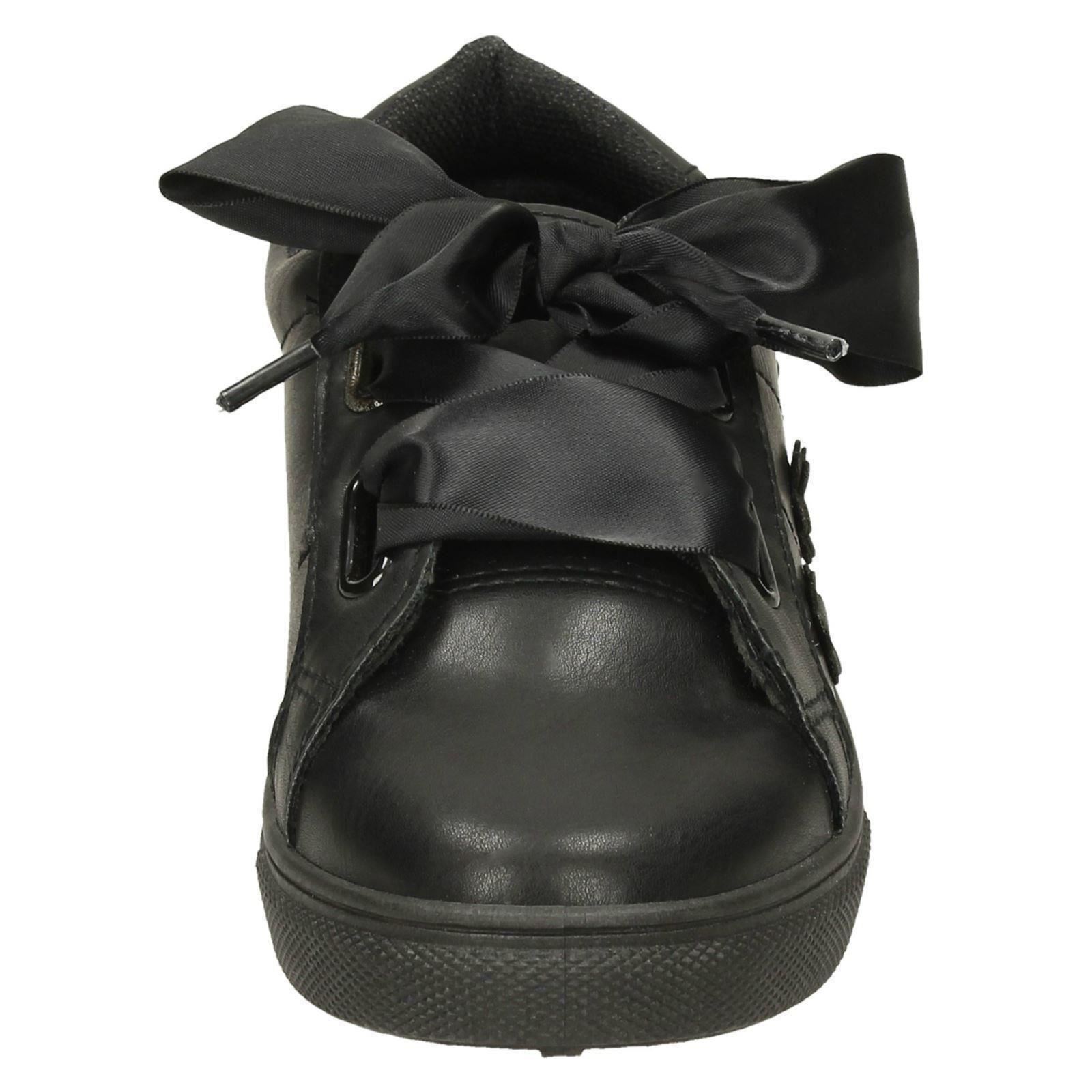 Girls Spot On Ribbon Lace 'Pumps' - Picture 10 of 28