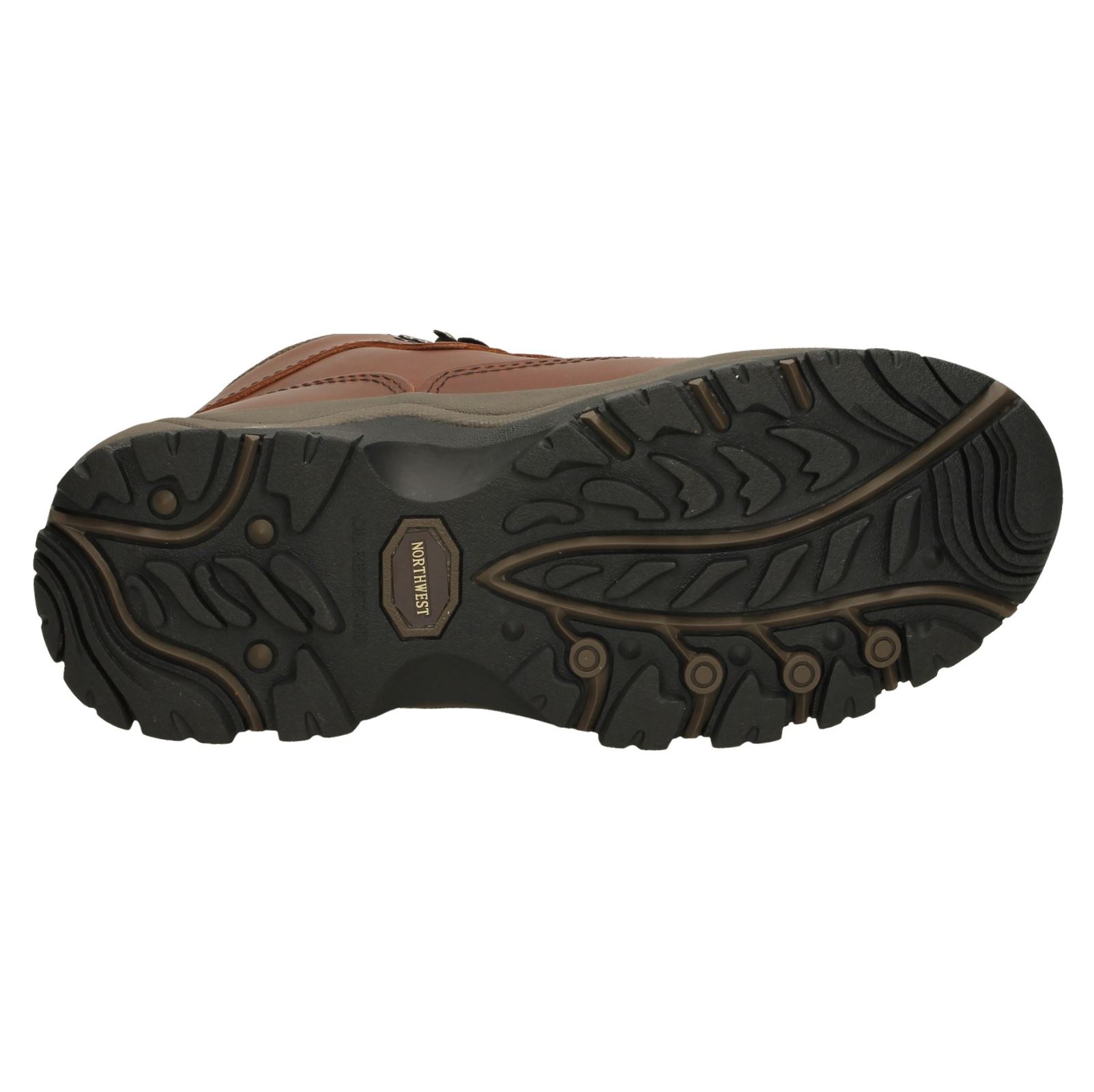 Ladies Northwest Territory Leather Hiking Walking Waterproof Ankle Boots 'Peak' - Picture 9 of 19