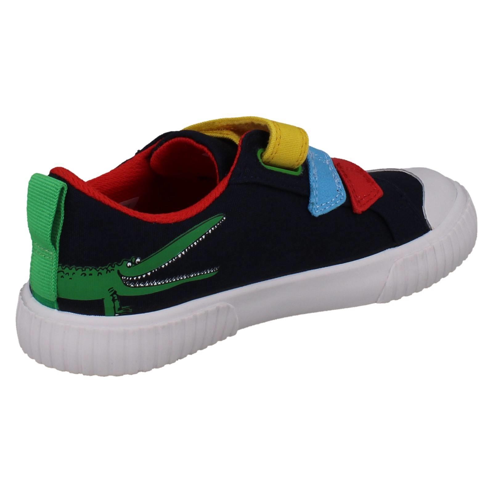 Zapatos de lona coloridos Clarks 'The Enormous Crocodile' para niños RD Foxing Ace - Imagen 6 de 19