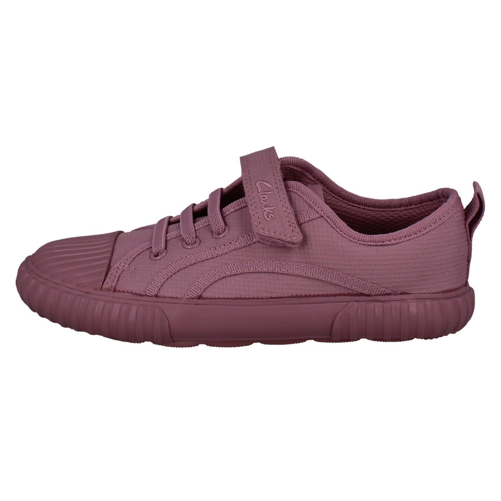 Kids Clarks Stretch Sport Style Washable Canvas Shoes "Foxing Stitch - Picture 21 of 37