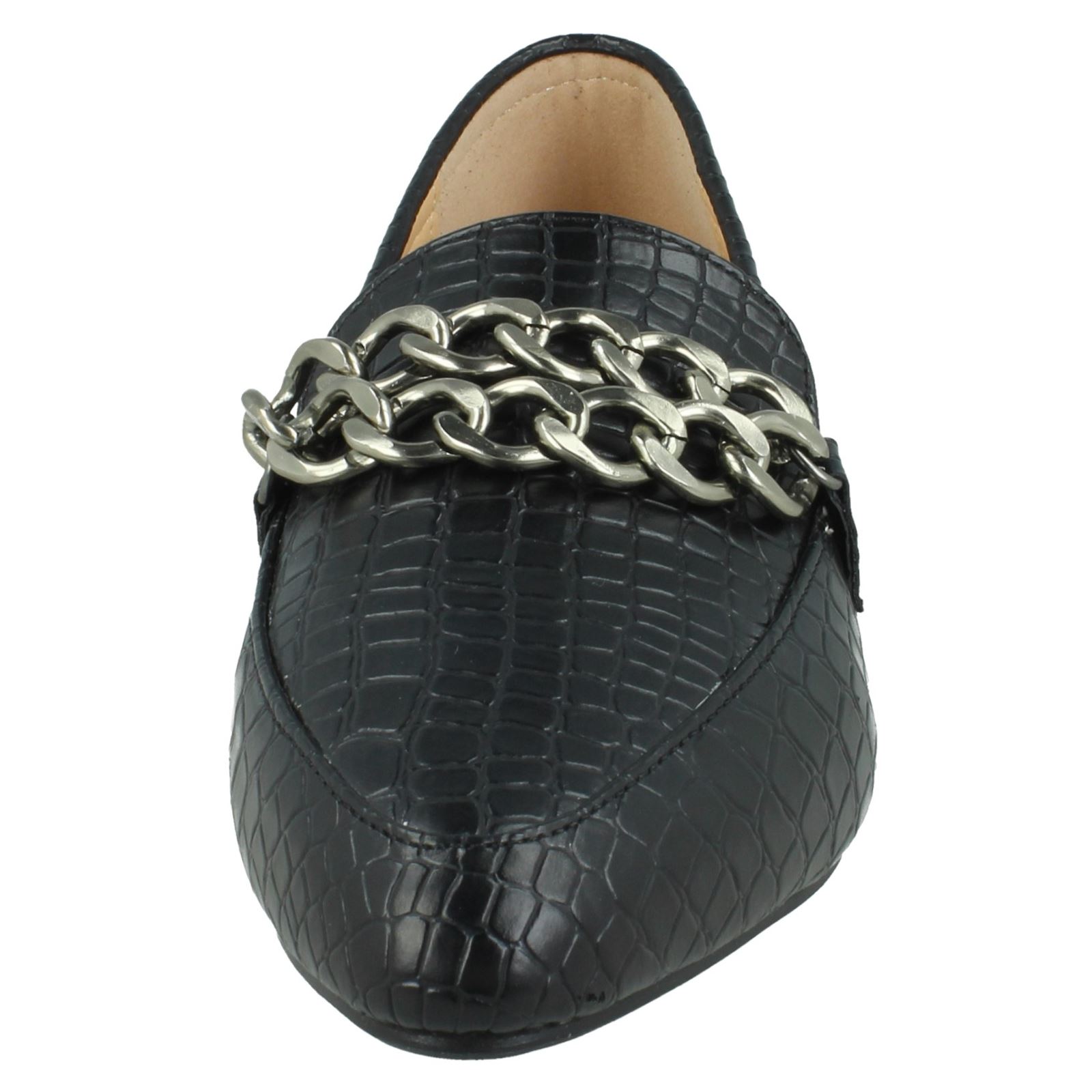 Ladies Spot On Wide Fit Loafers 'F8R0534' - Picture 3 of 19