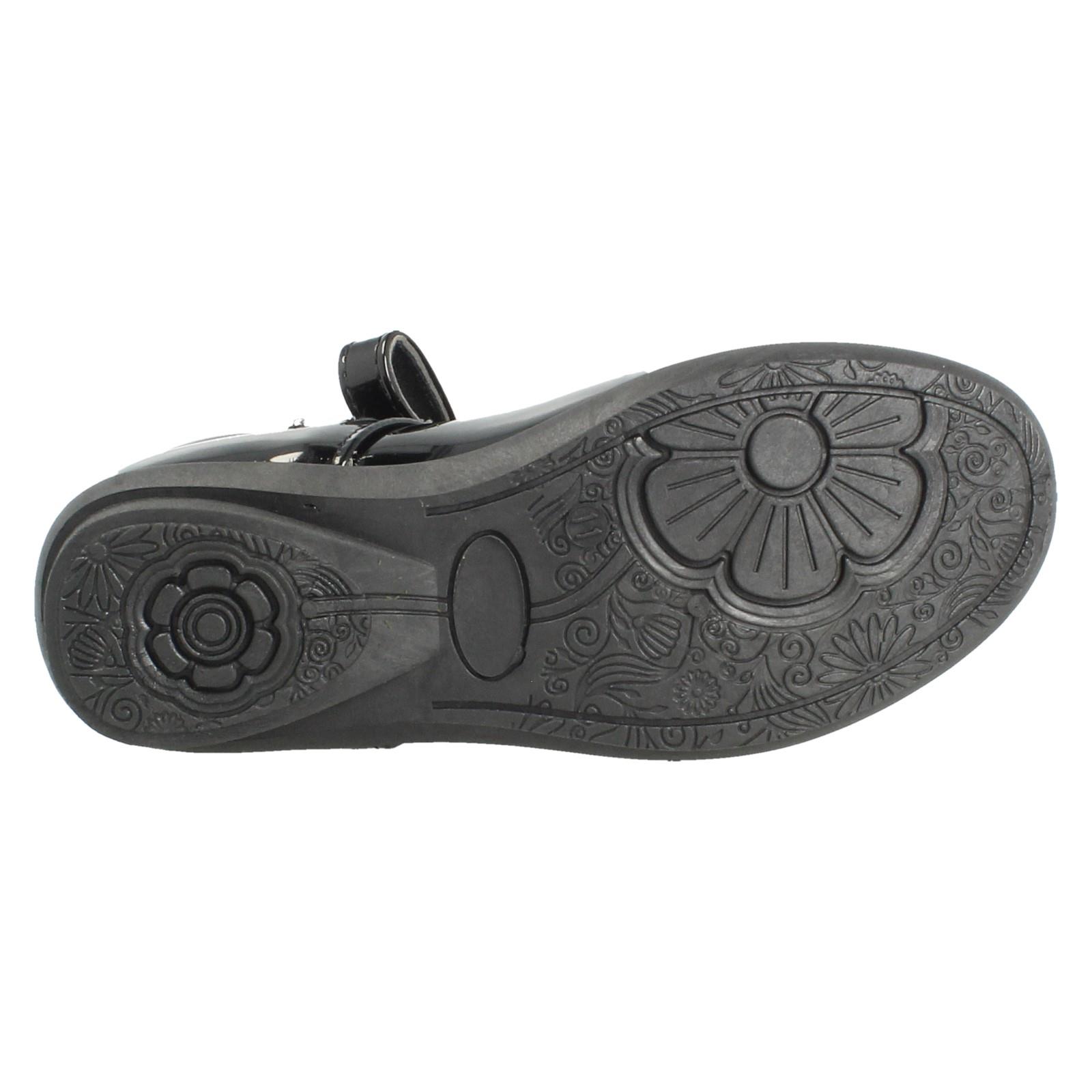 Girls Spot On Mary Jane School Shoes H2R674 - Picture 10 of 10