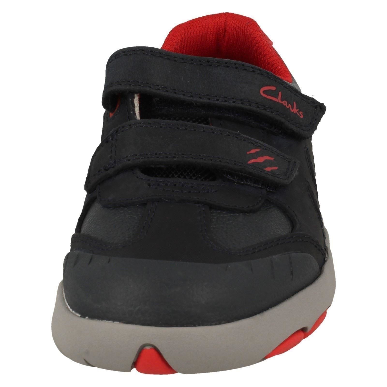 Jungen Clarks Dinosaurier Kralle Klettverschluss Leder & Synthetik Schuhe Rex Play K - Bild 9 von 10