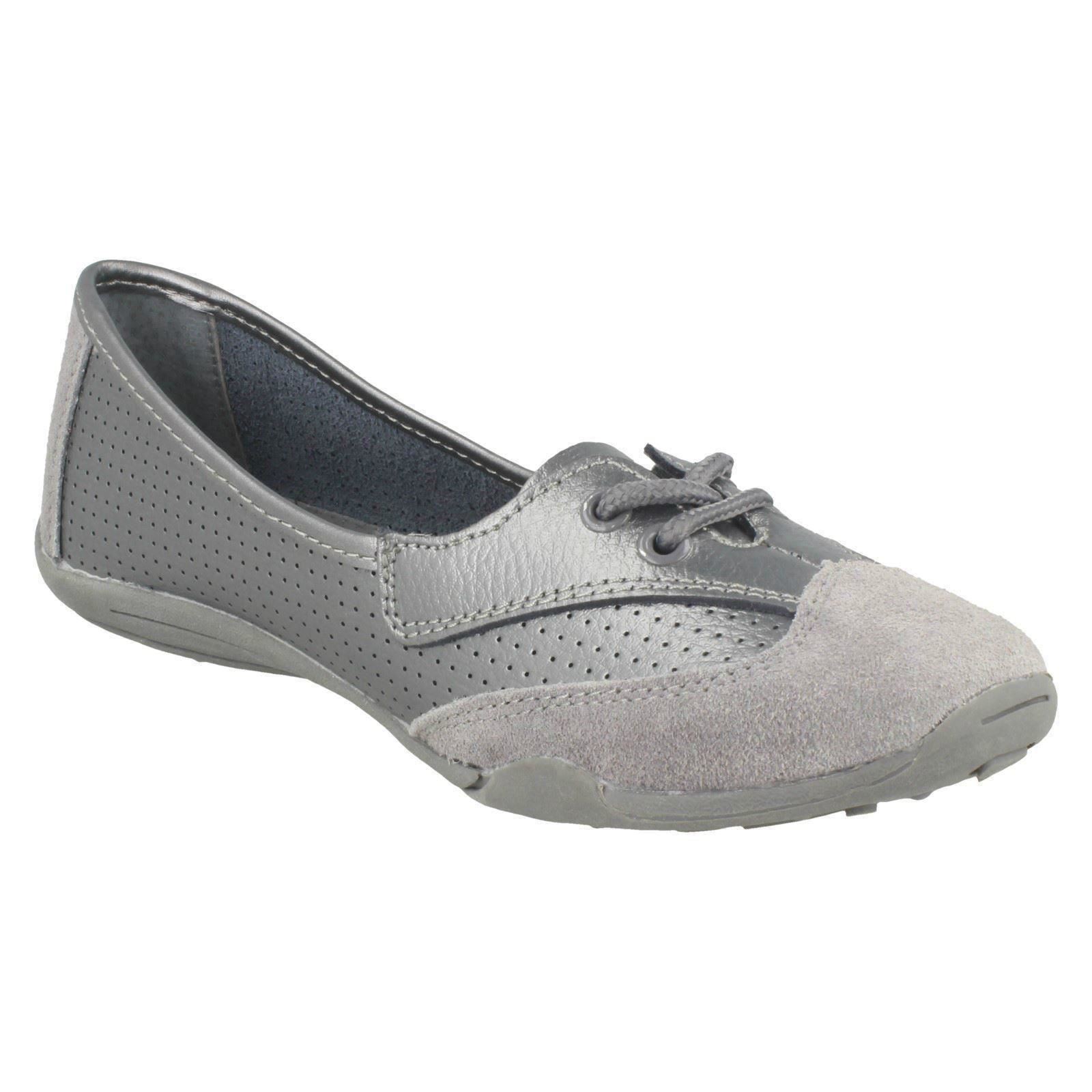 Bailarinas sin cordones de cuero con los pies en la tierra para dama - Imagen 44 de 55