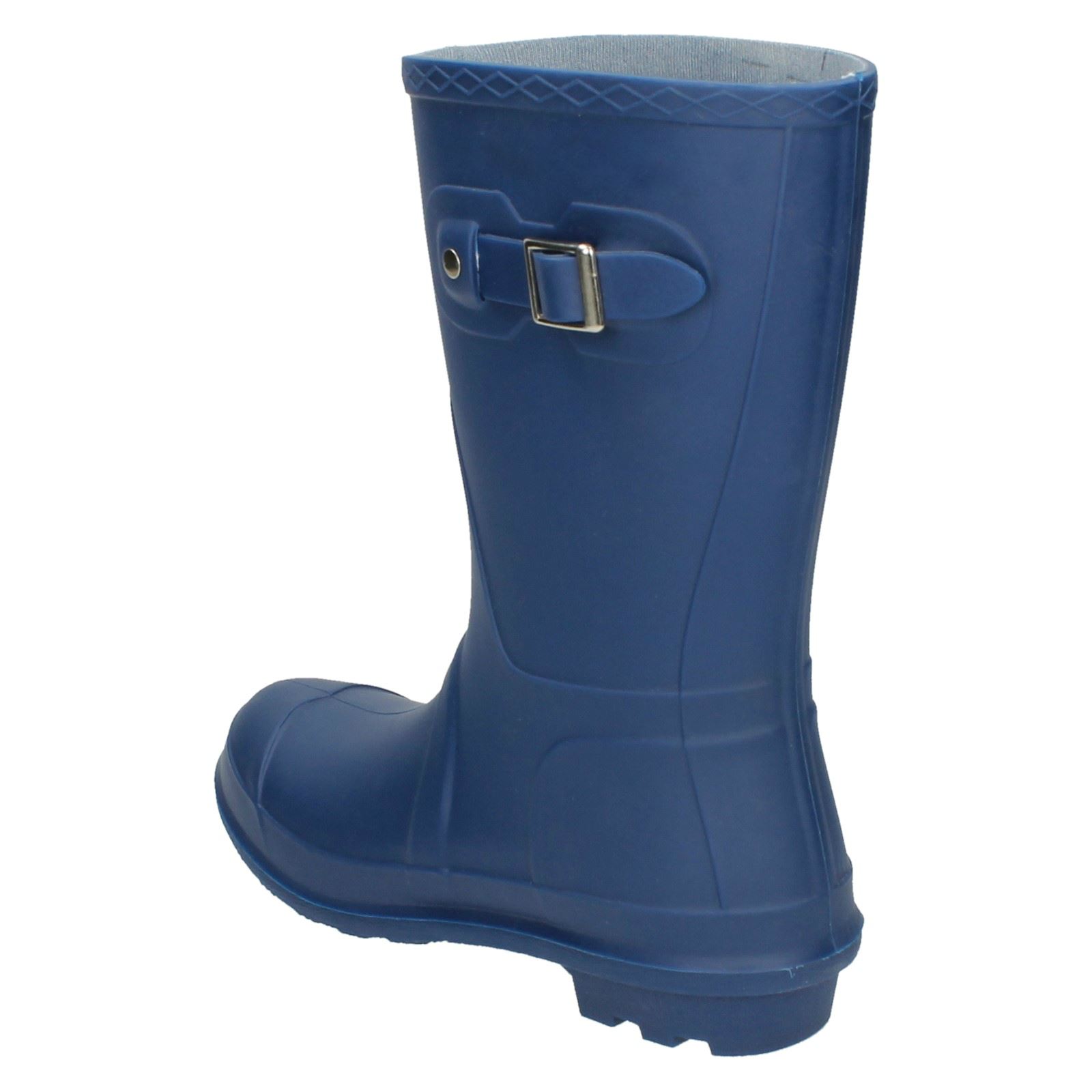 Womens Spot On Casual Wellington Boots X1R219 - Picture 22 of 37