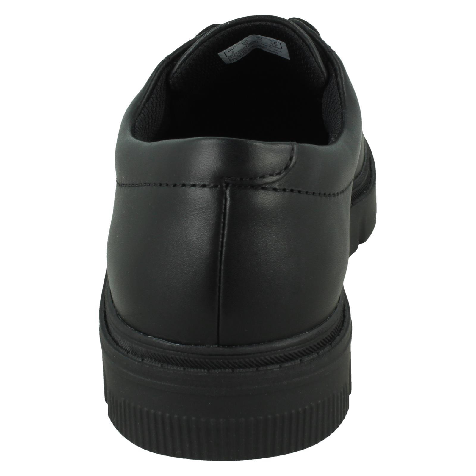 Boys Clarks Lorcam Loop Y Chunky Sole School Shoes - Picture 5 of 10