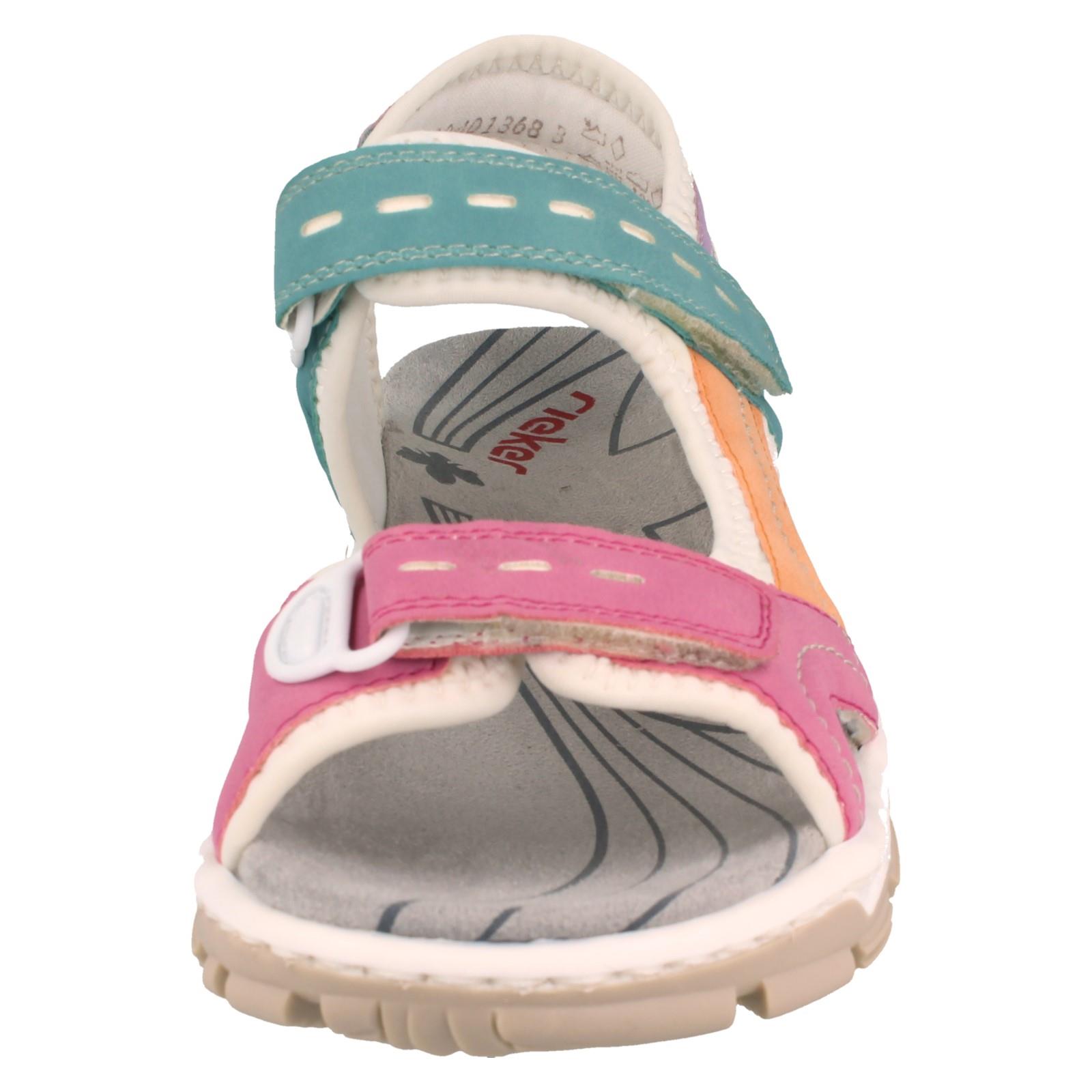 Sandalias de verano Rieker sintéticas antiestrés estilo deportivo para dama 68866 - Imagen 39 de 46
