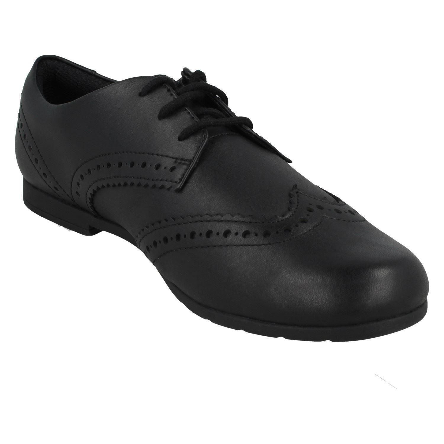Girls Clarks Smart Lace Up Leather School Shoes Scala Lace - Picture 8 of 19