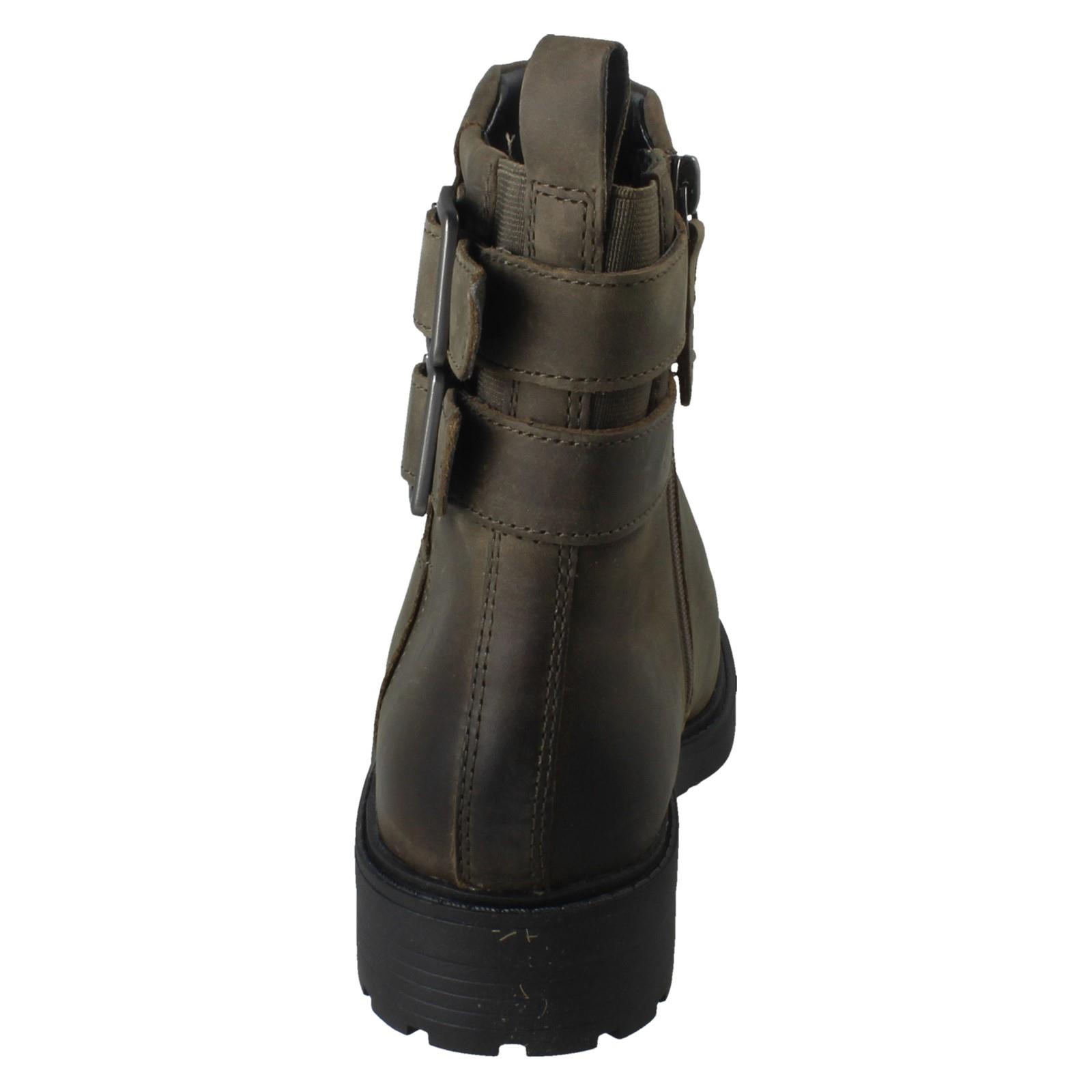 Mujer Clarks Hebilla Detallado con Cremallera Botines de Piel Orinoco2 Bay" - Imagen 14 de 19