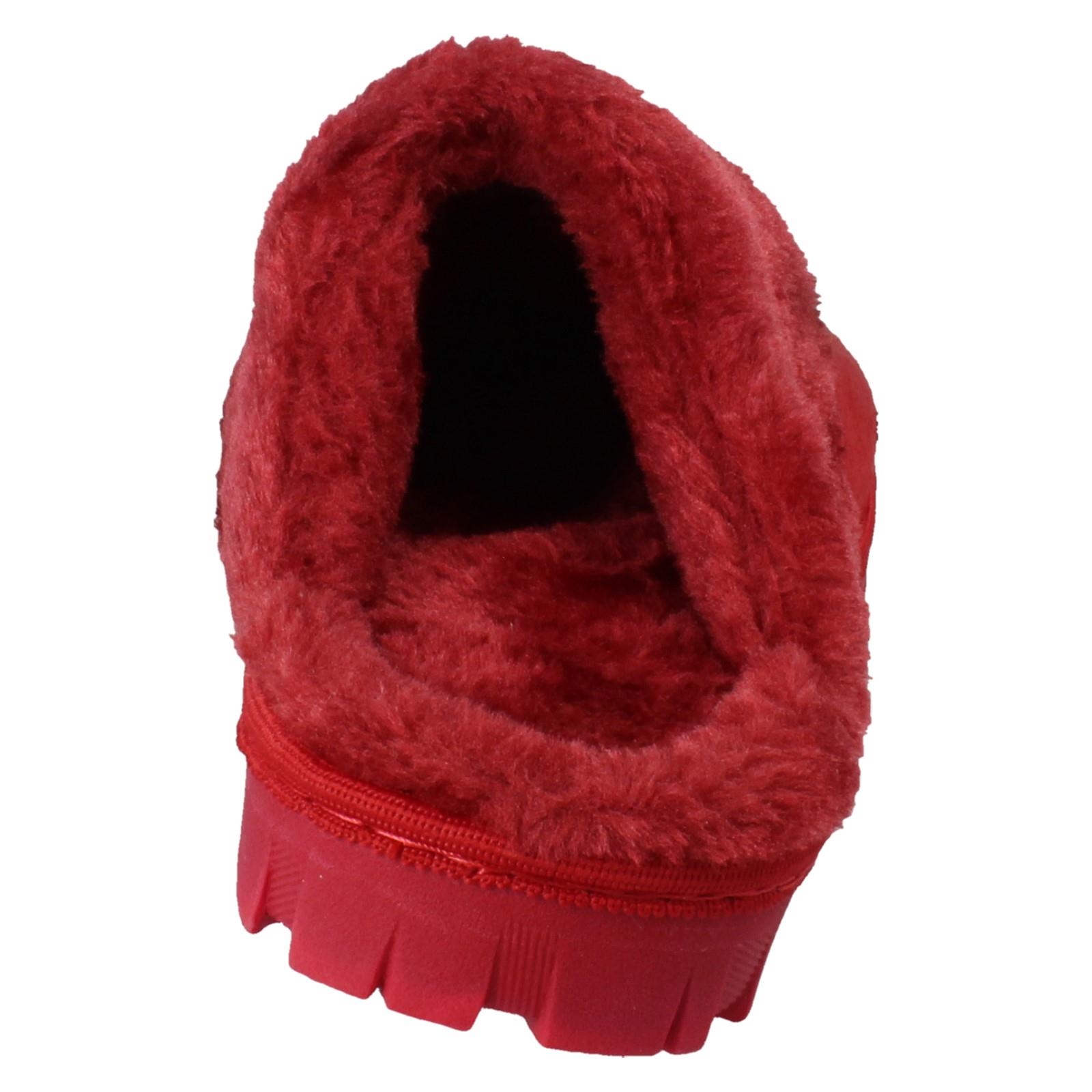 Mujer Spot On Mula Piel Sintética Forrado sin Cordones Ropa Cómoda Pantuflas - Imagen 14 de 46