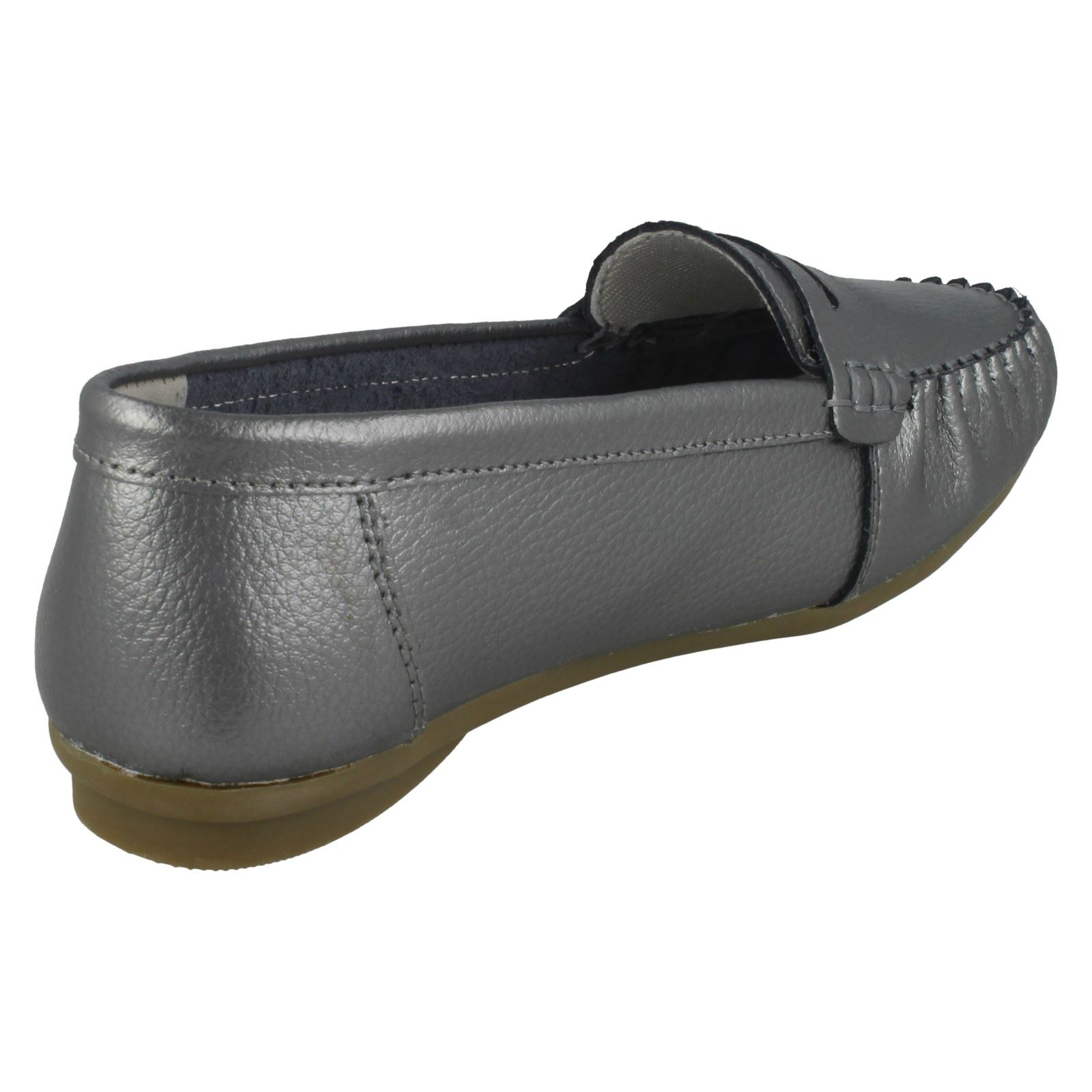 Ladies Down To Earth Leather Shoes F8R0445 - Picture 33 of 64