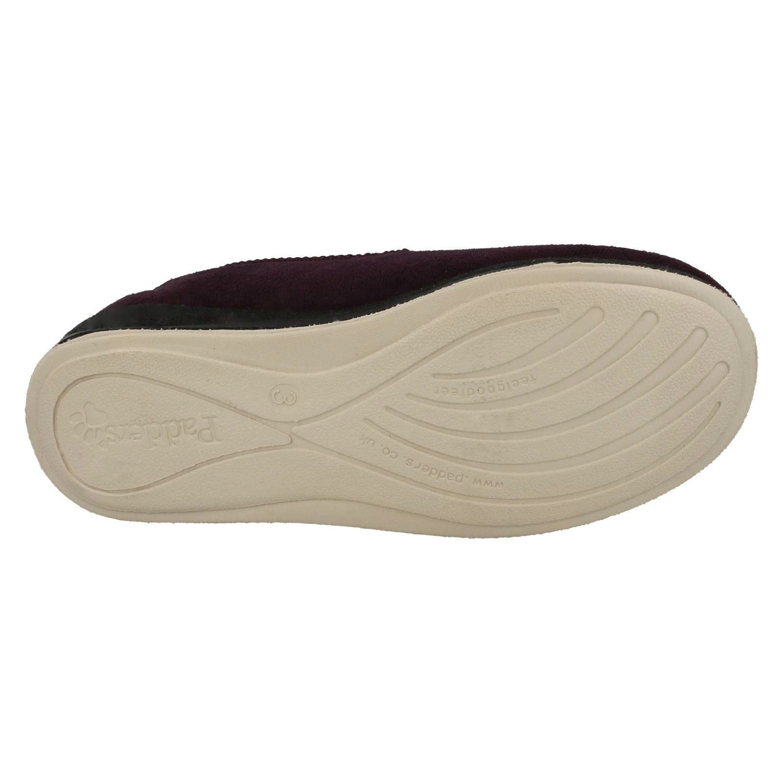 Ladies Padders Wide Fit Slippers 'Repose 18' - Picture 10 of 19
