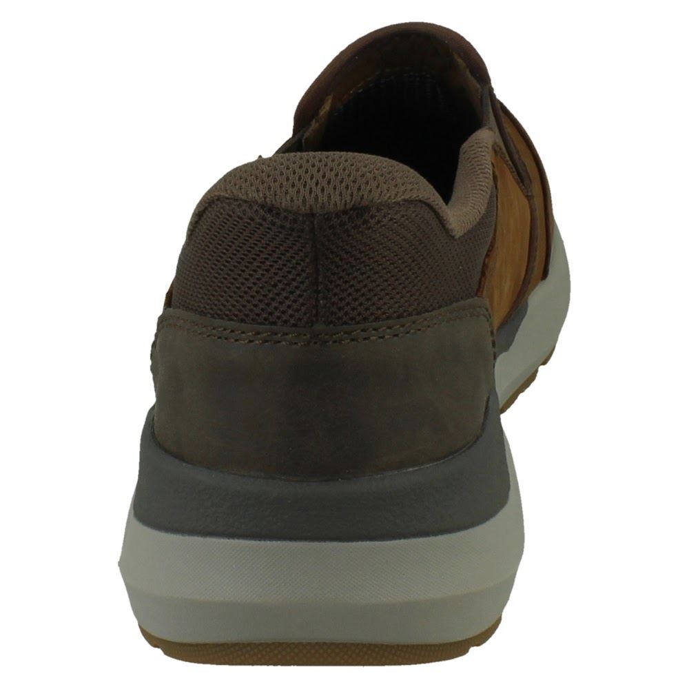 Mens Rieker-Tex Leather Ready To Go Slip On Heels Casual Loafer Shoes *06052* - Picture 5 of 10