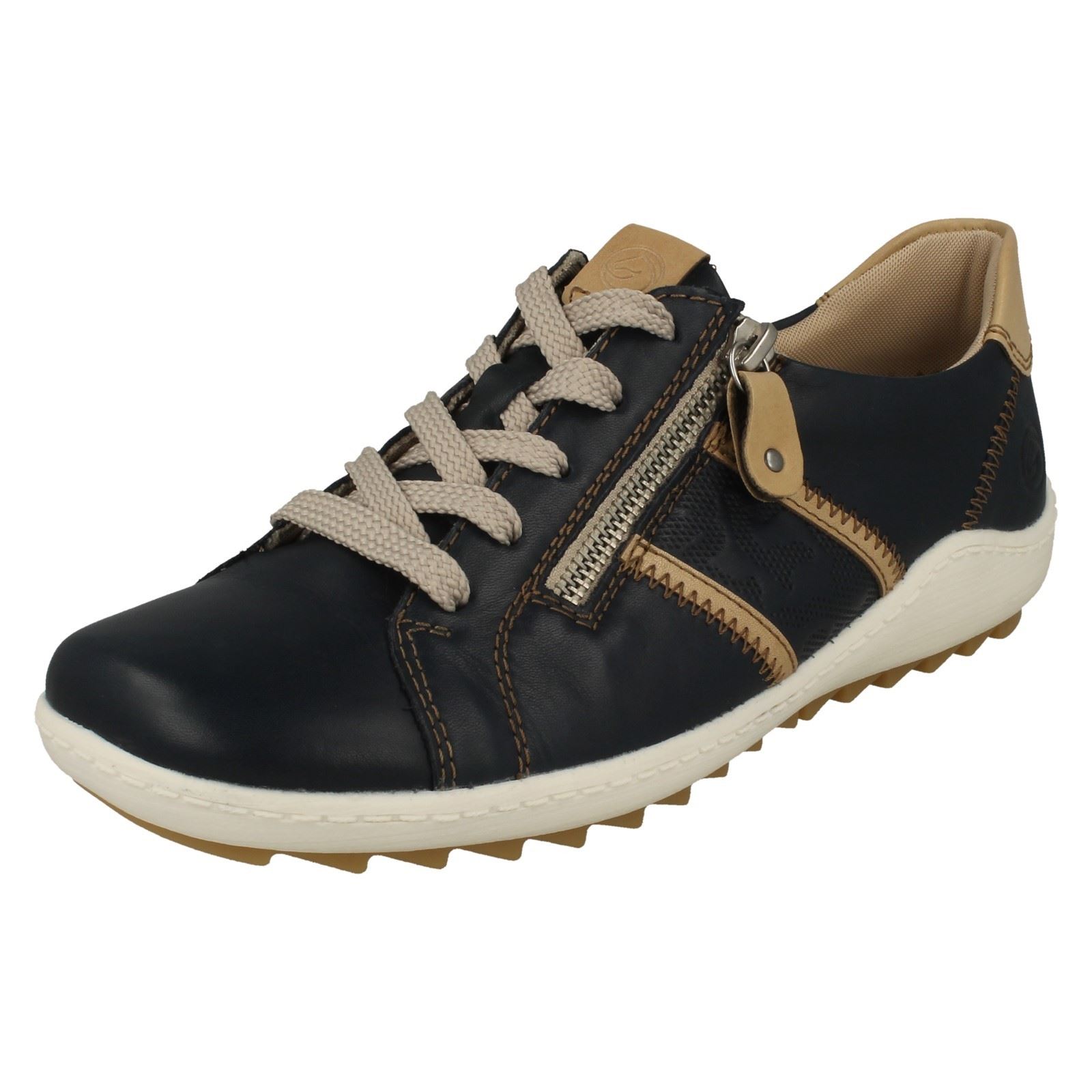 Zapatos informales para damas Remonte con cremallera detallados R1426 - Imagen 11 de 55