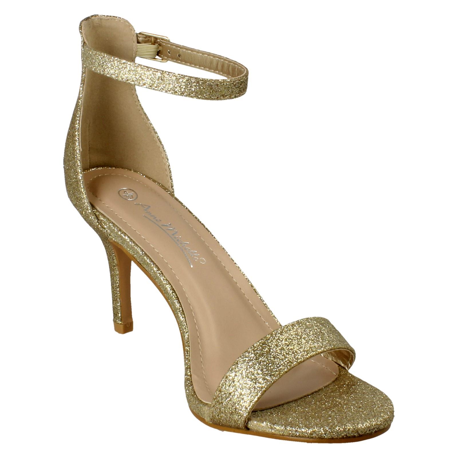 Sandalias de noche Anne Michelle de tacón alto con hebilla y correa en el tobillo para dama - F1R2108 - Imagen 26 de 82