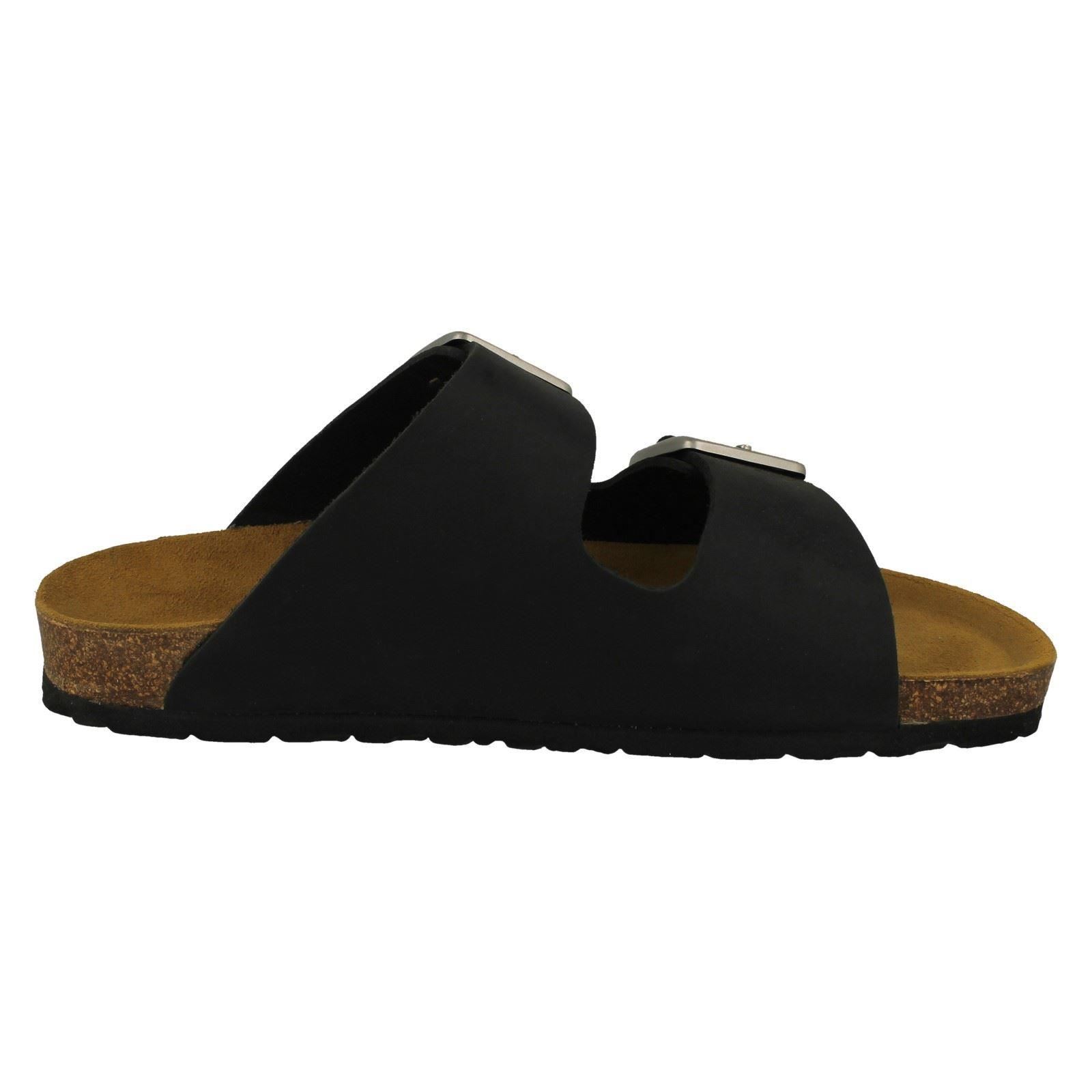 'Ladies Rieker' Adjustable Buckle Strapped Mule Sandals - V8084 - Picture 6 of 10