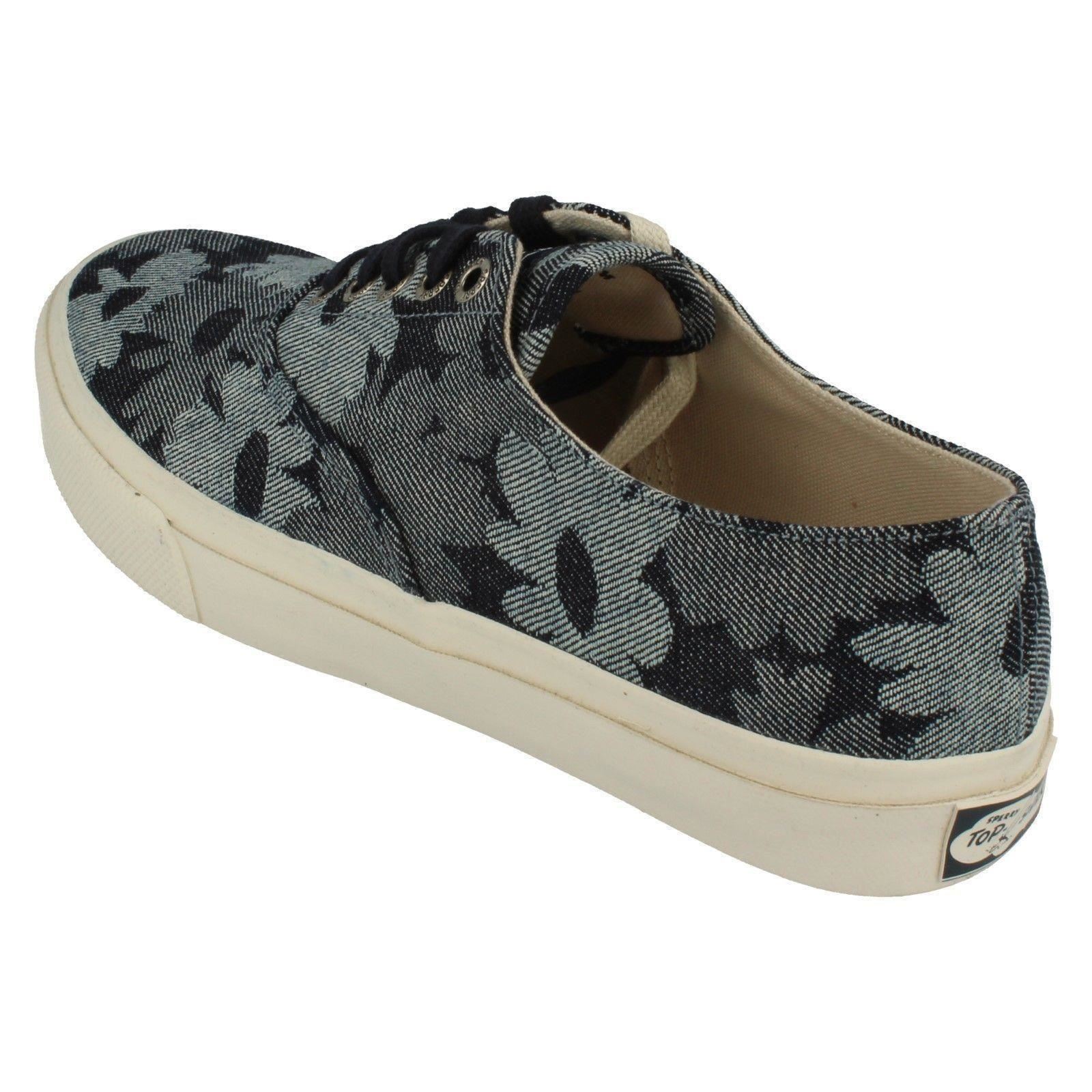 Mens Sperry Topsiders Canvas Lace Up Shoes 'Cloud CVO' - Picture 4 of 10