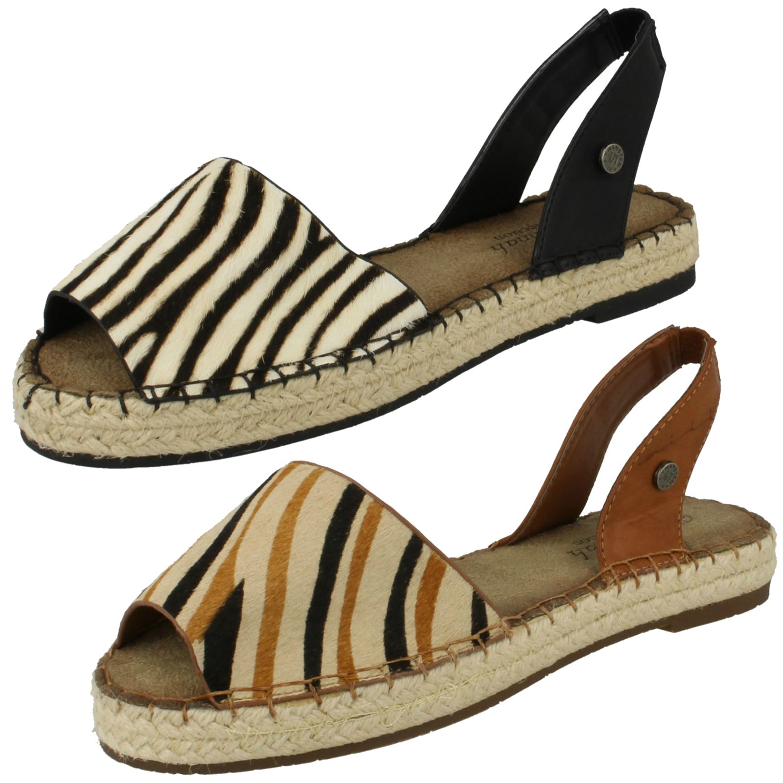 Sandales Femme Savannah à Bout Ouvert Avec Bride Cheville Et Boucle - Largeur Standard