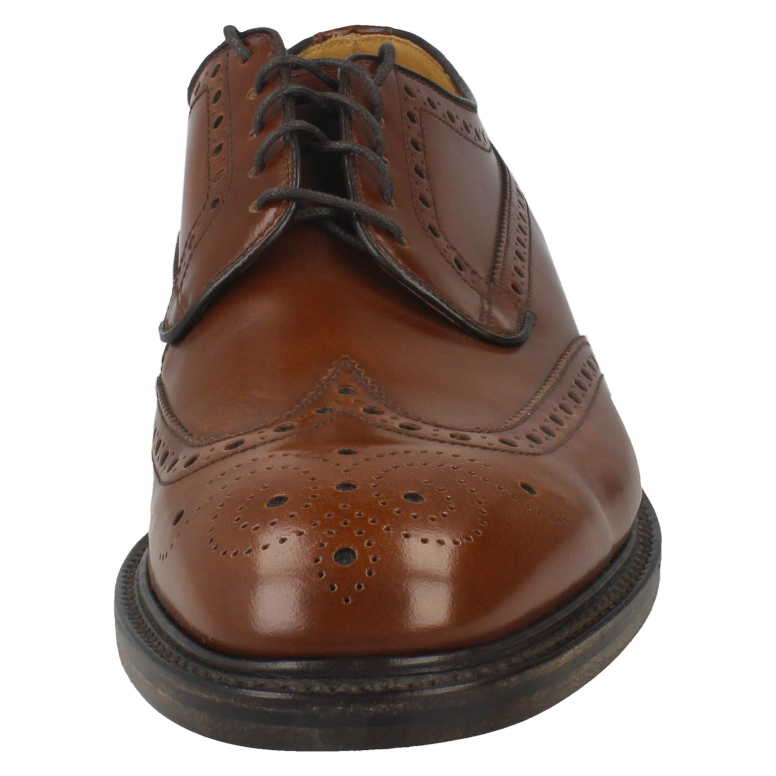 Mens Loake Formal Brogue Shoes Braemar - Picture 18 of 19