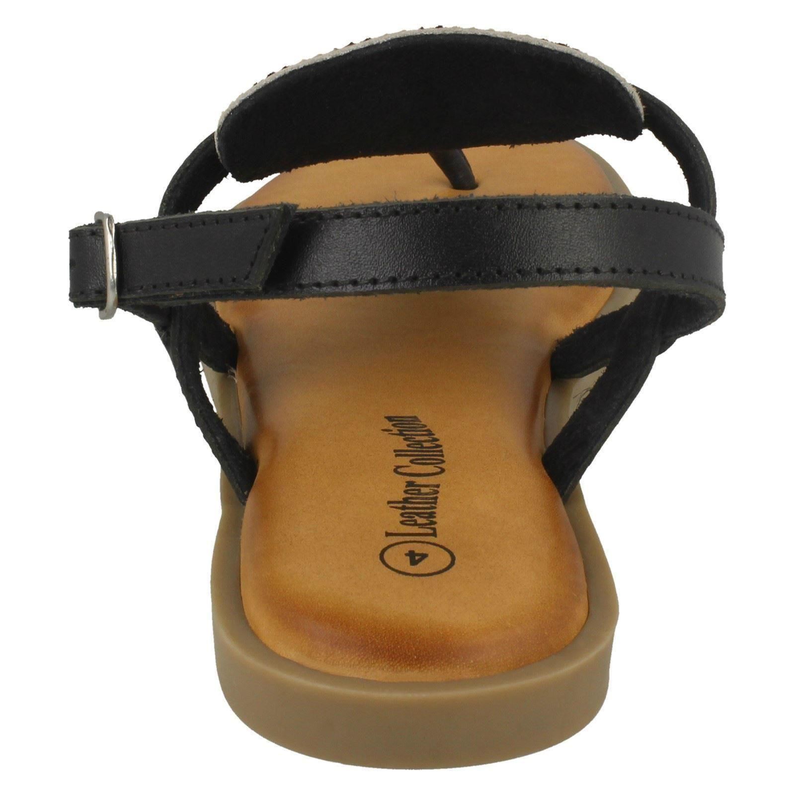 Ladies Leather Collection Animal Print "Sandals" - Picture 5 of 28