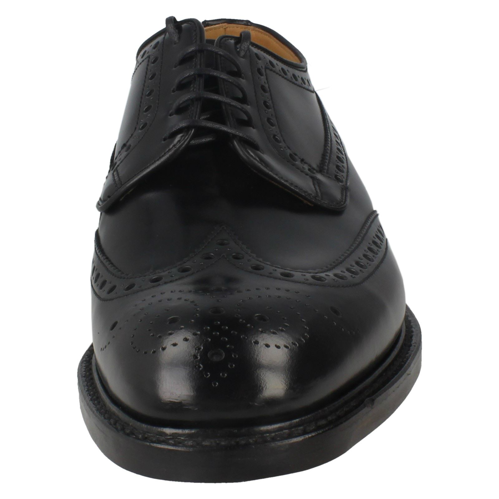 Mens Loake Lace Up Formal Shoes Braemar - Picture 9 of 10
